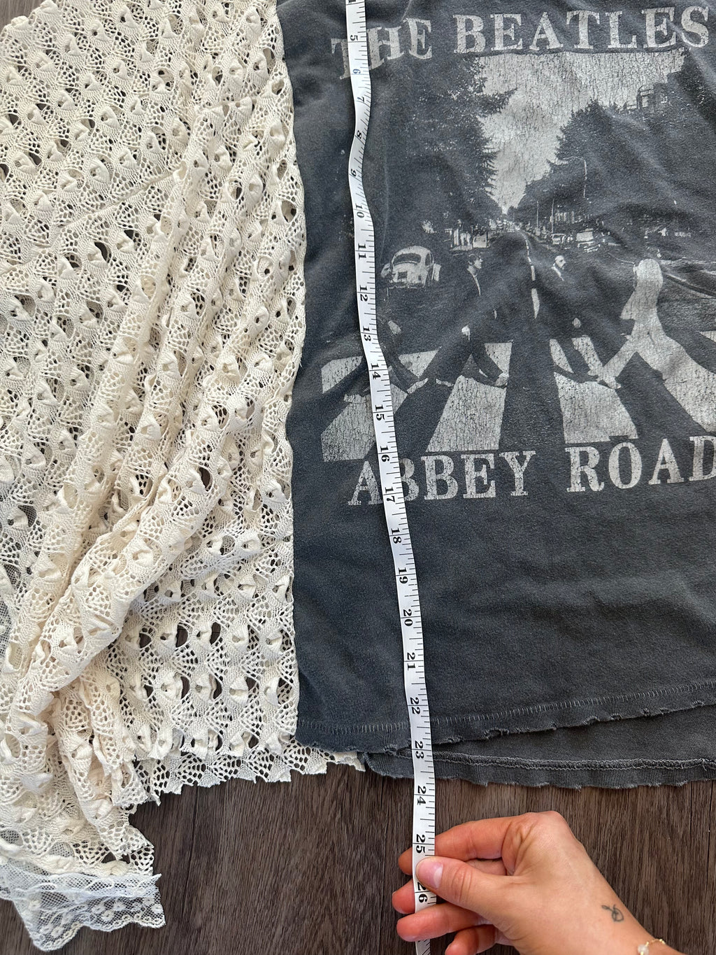 Upcycled Beatles Graphic Tee