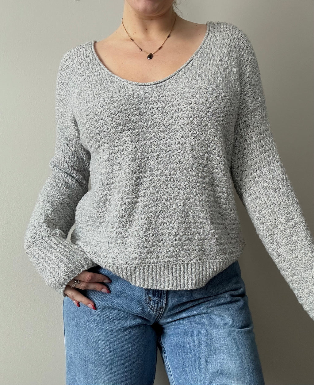 Abercrombie Grey Sweater