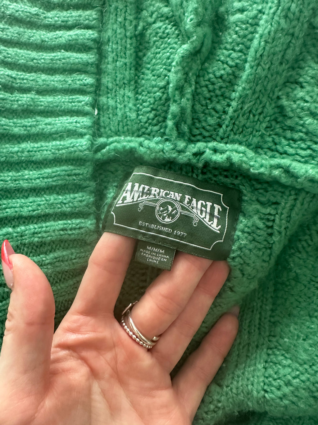 Cable Knit Hooded Sweater