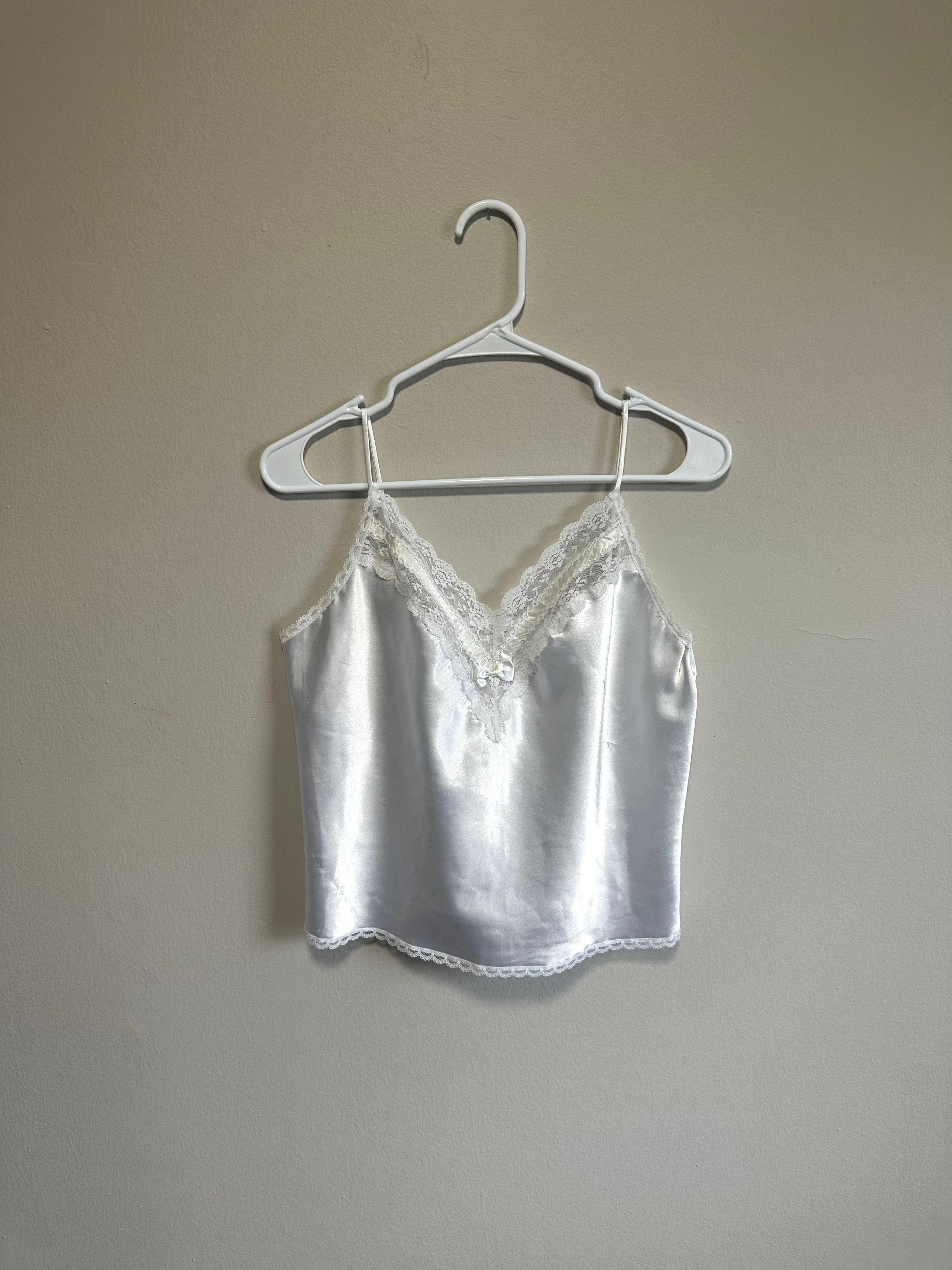 Lace Trim Slip Tank Top