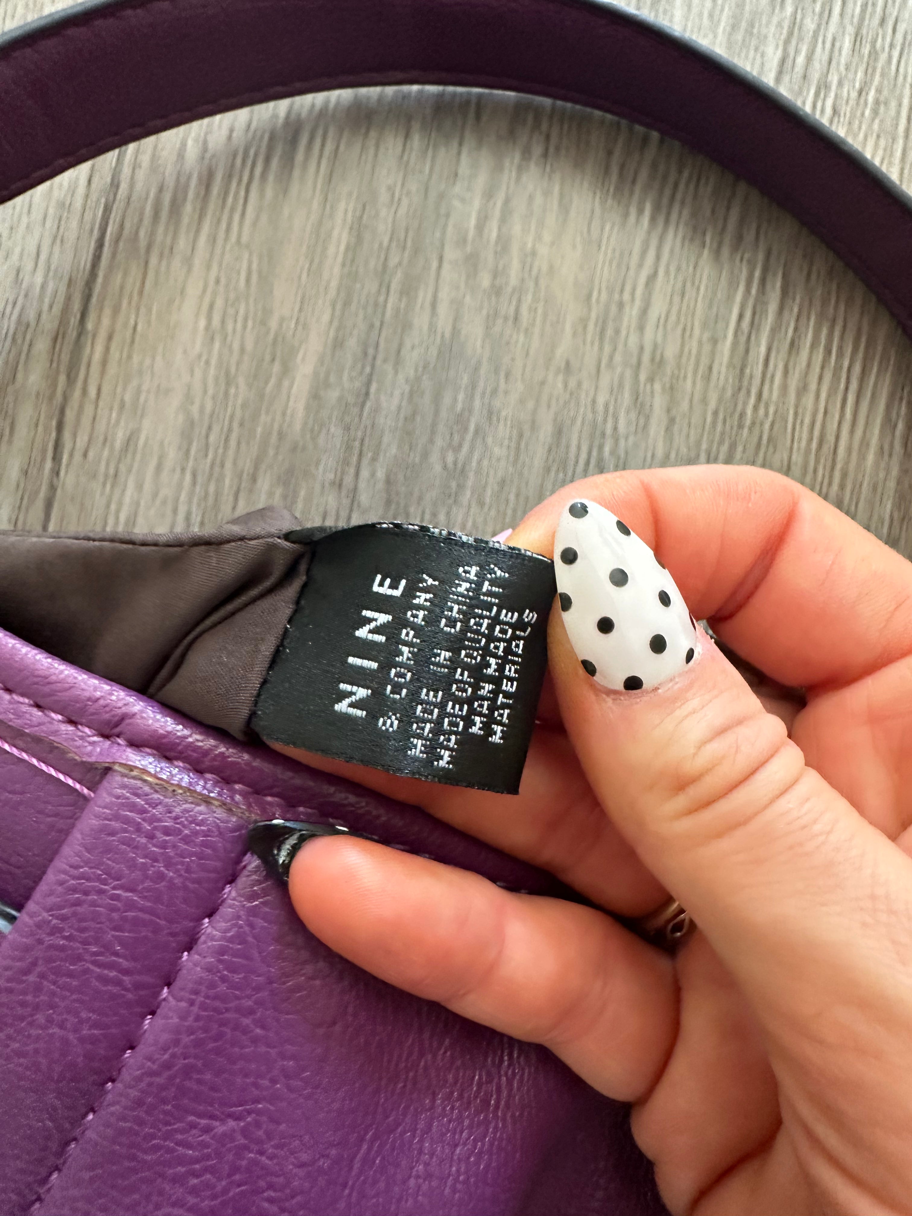 Purple Nine & Co Shoulder Bag