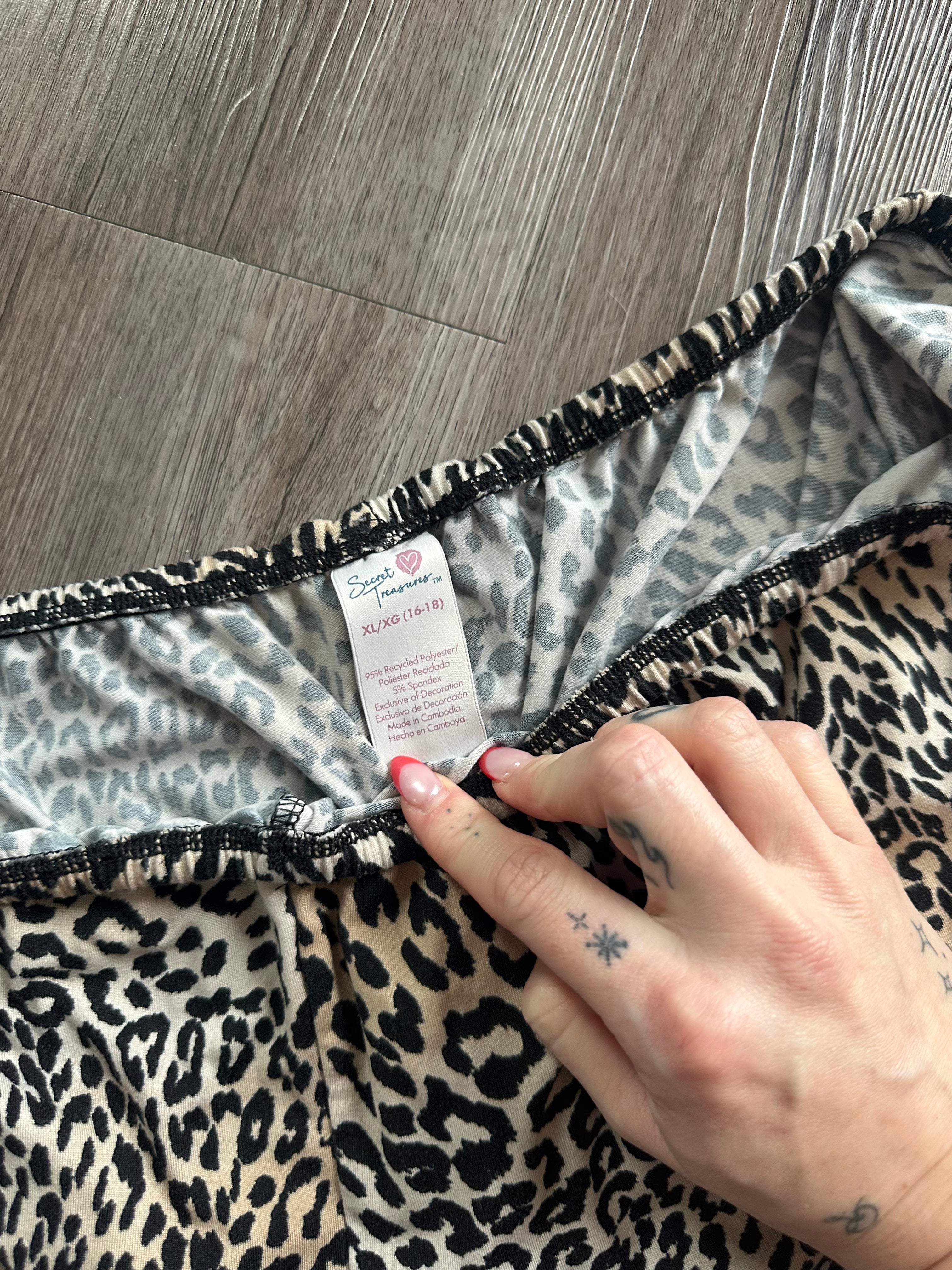 Cheetah Print Pajama Shorts