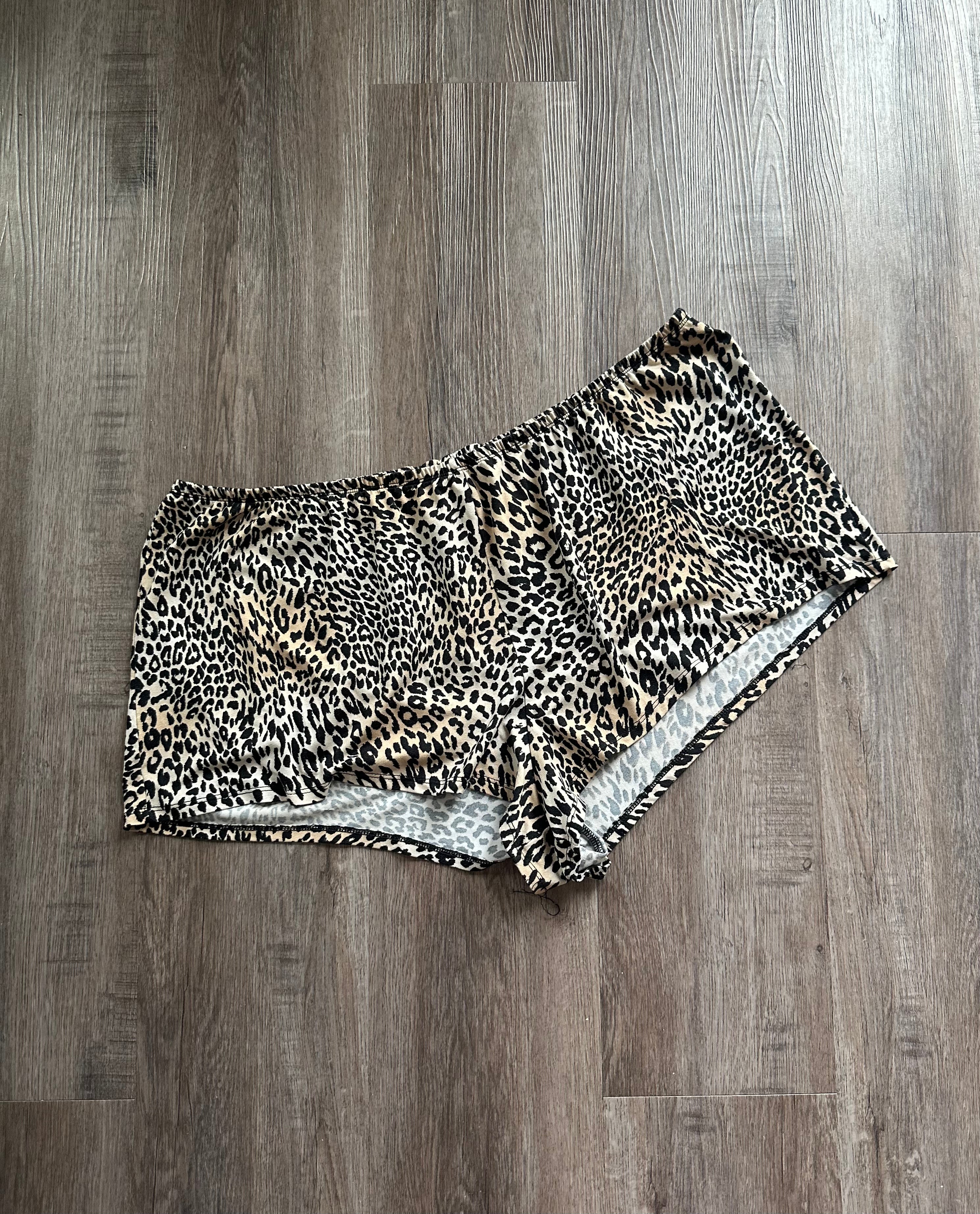 Cheetah Print Pajama Shorts