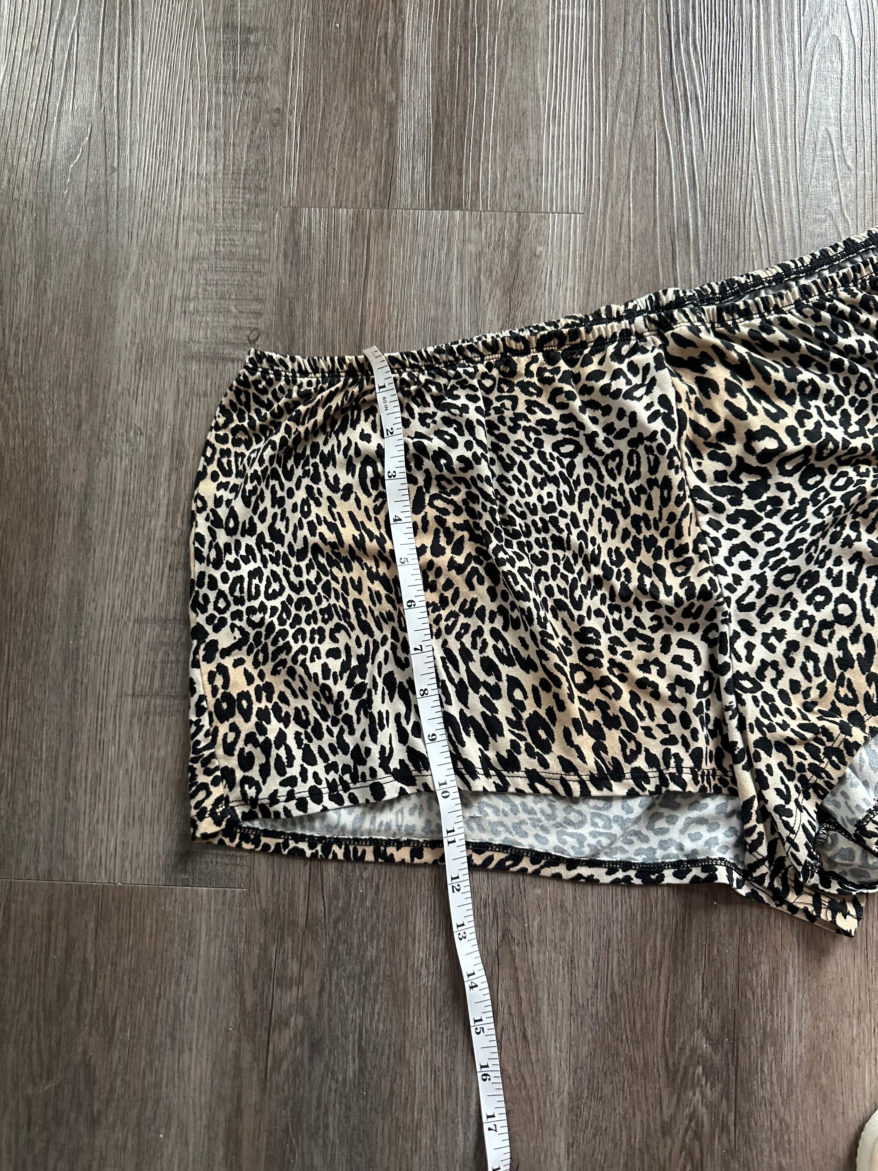 Cheetah Print Pajama Shorts