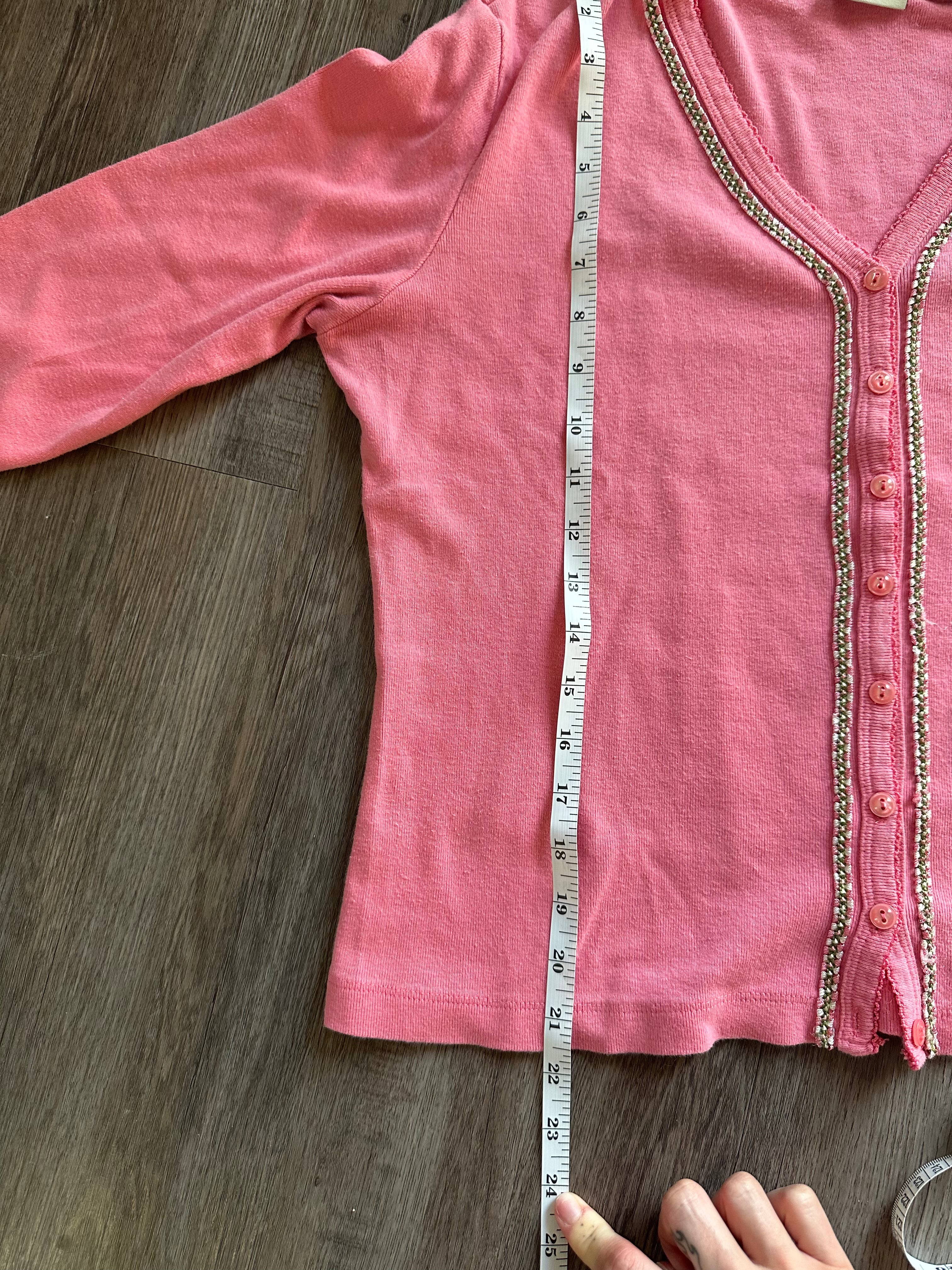 Pink Vintage Cardigan