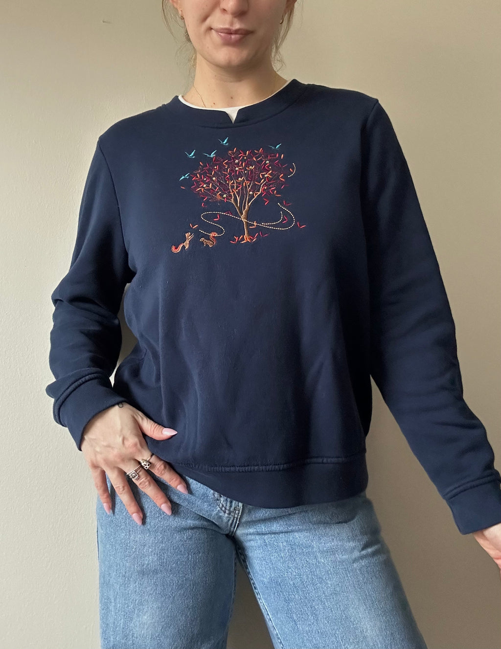 Breckenridge Embroidered Crewneck