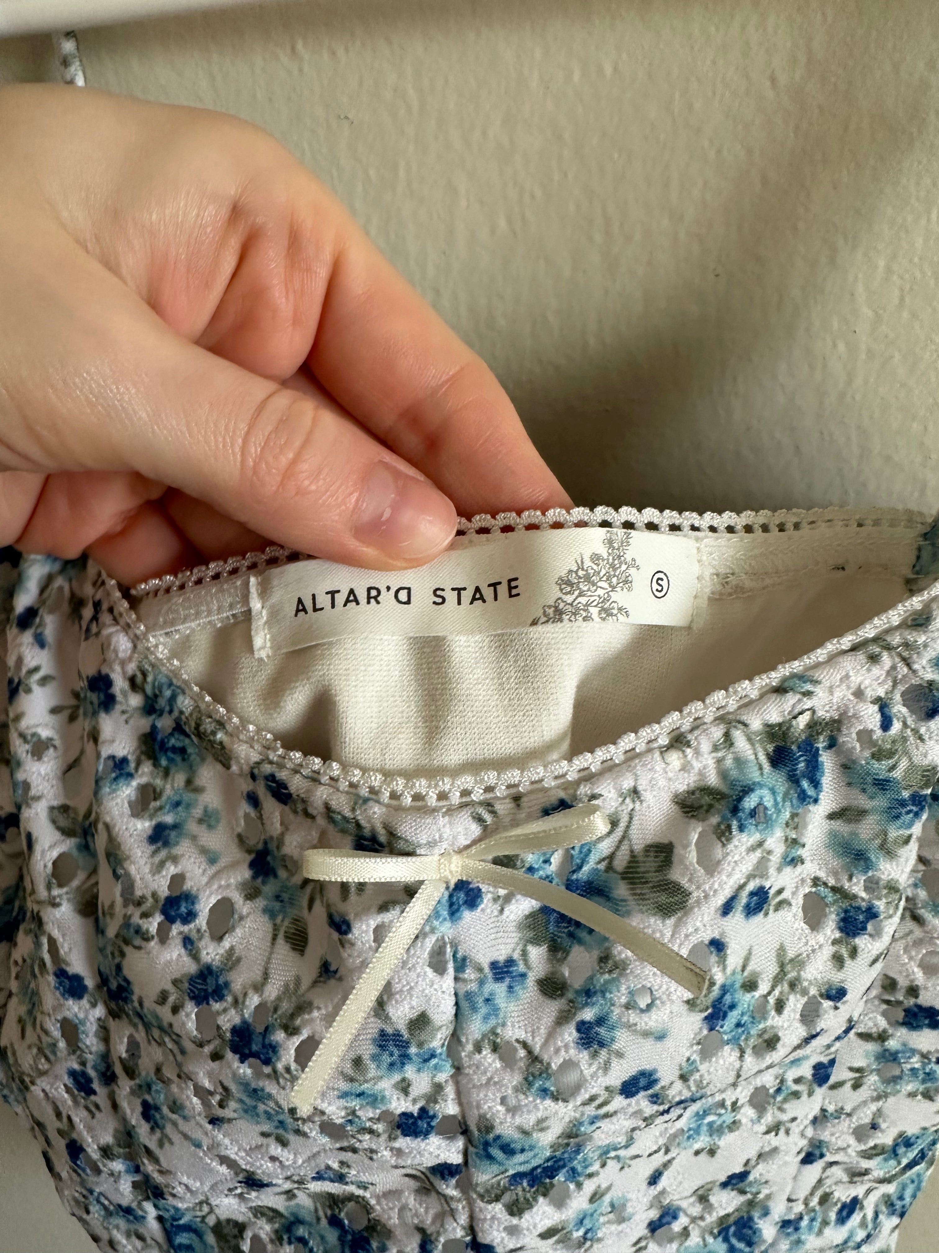 Floral Corset Tank Top