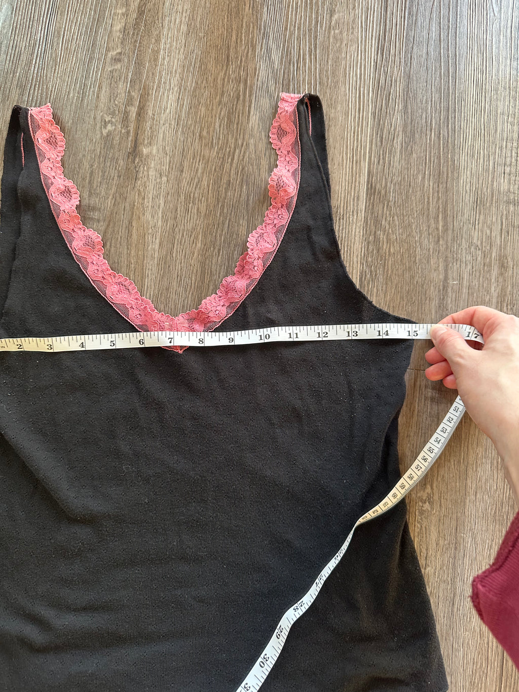 Y2K Lace Trim Tank Top