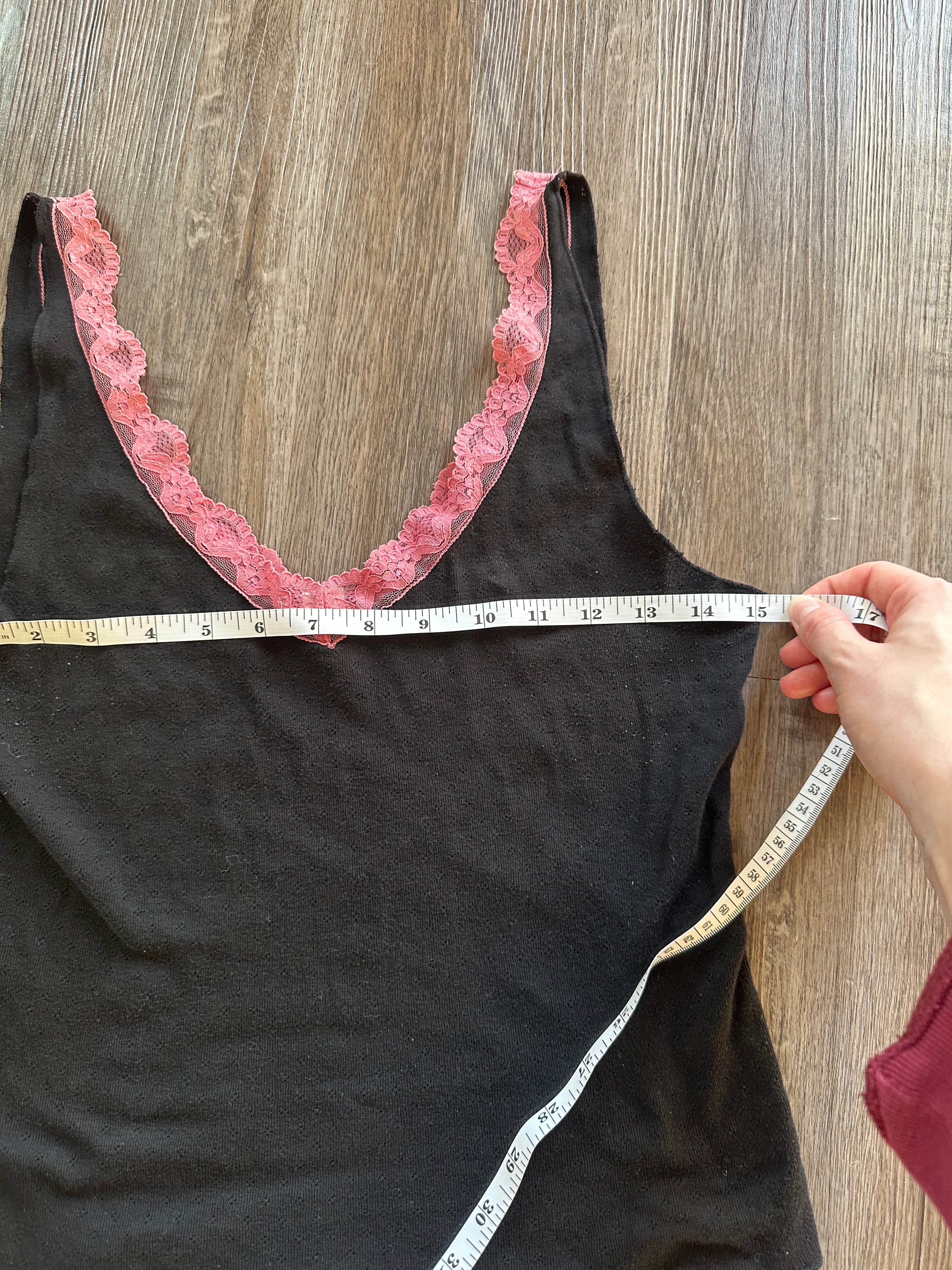 Y2K Lace Trim Tank Top