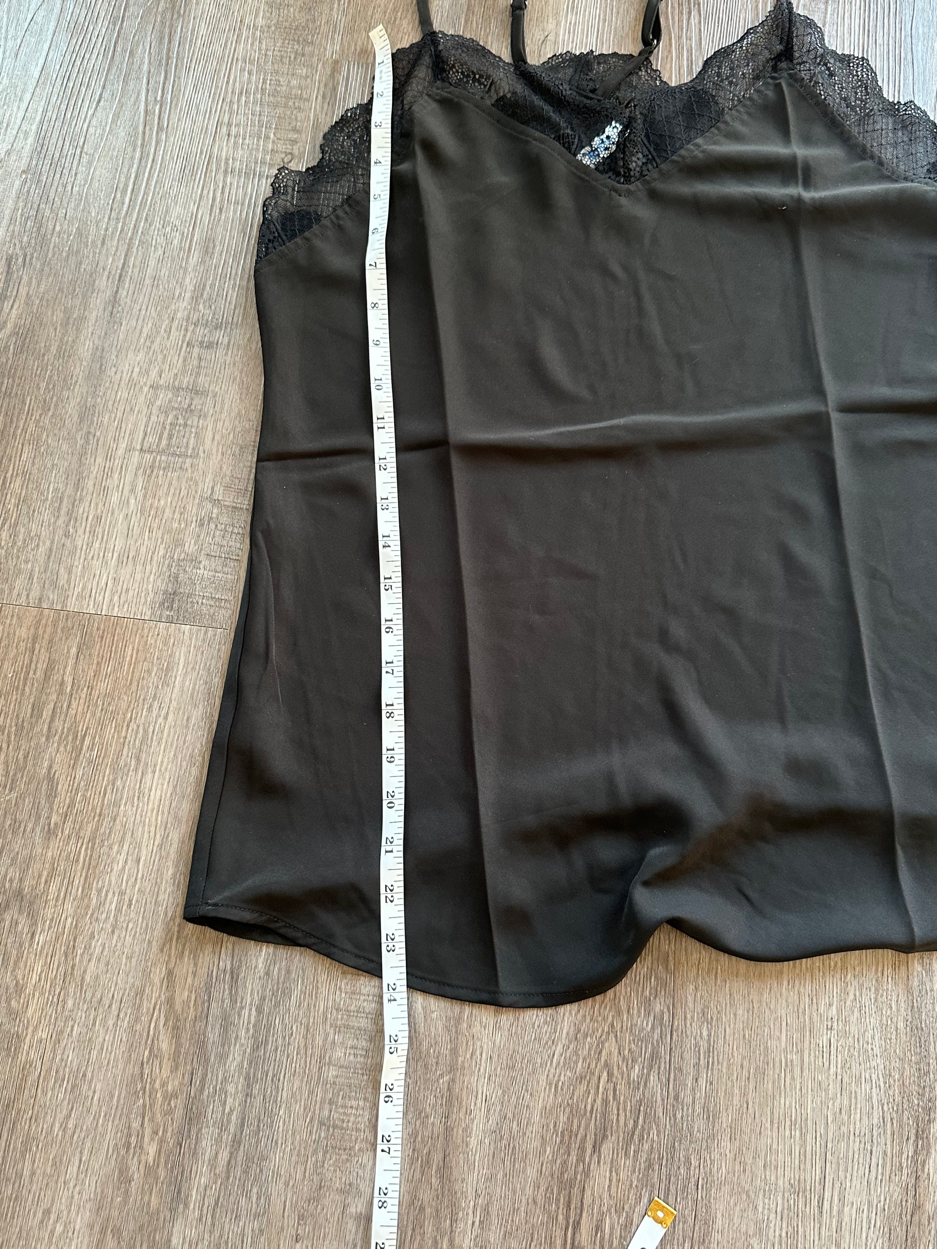 Black Lace Slip Dress