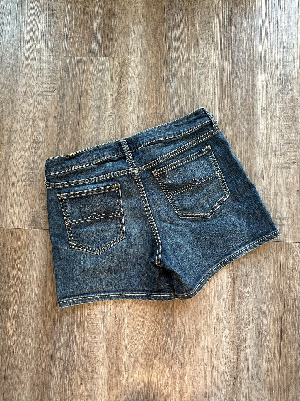 Low Rise Denim Shorts