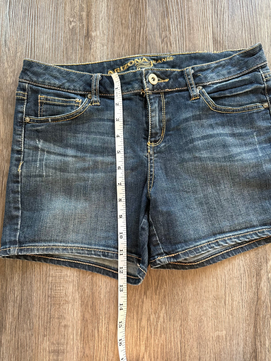 Low Rise Denim Shorts
