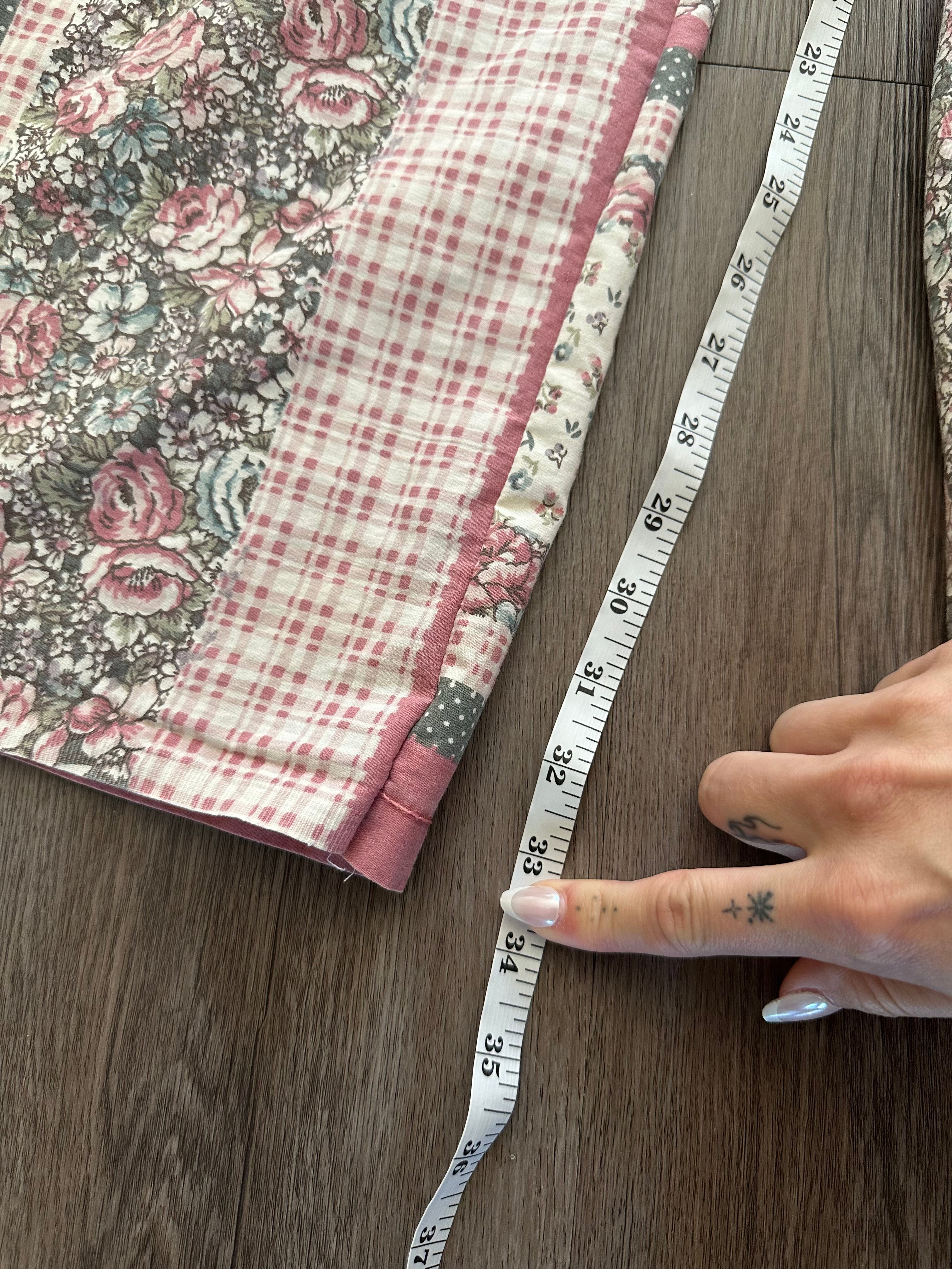 Handmade Floral Pink Pants