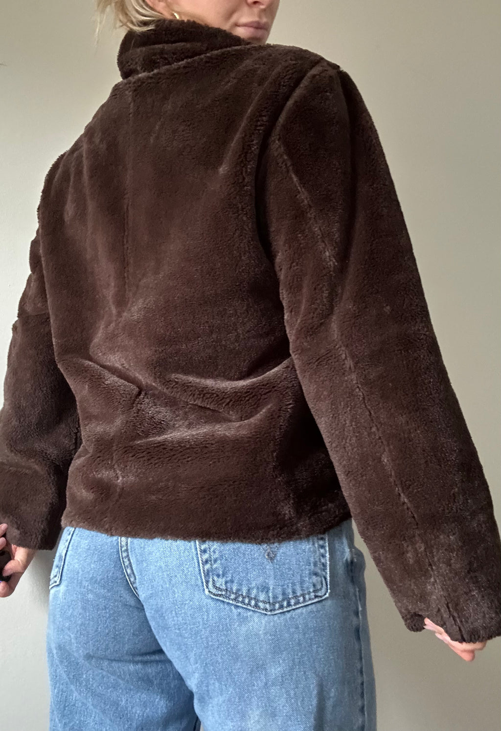 Vintage Reversible Faux Fur Coat