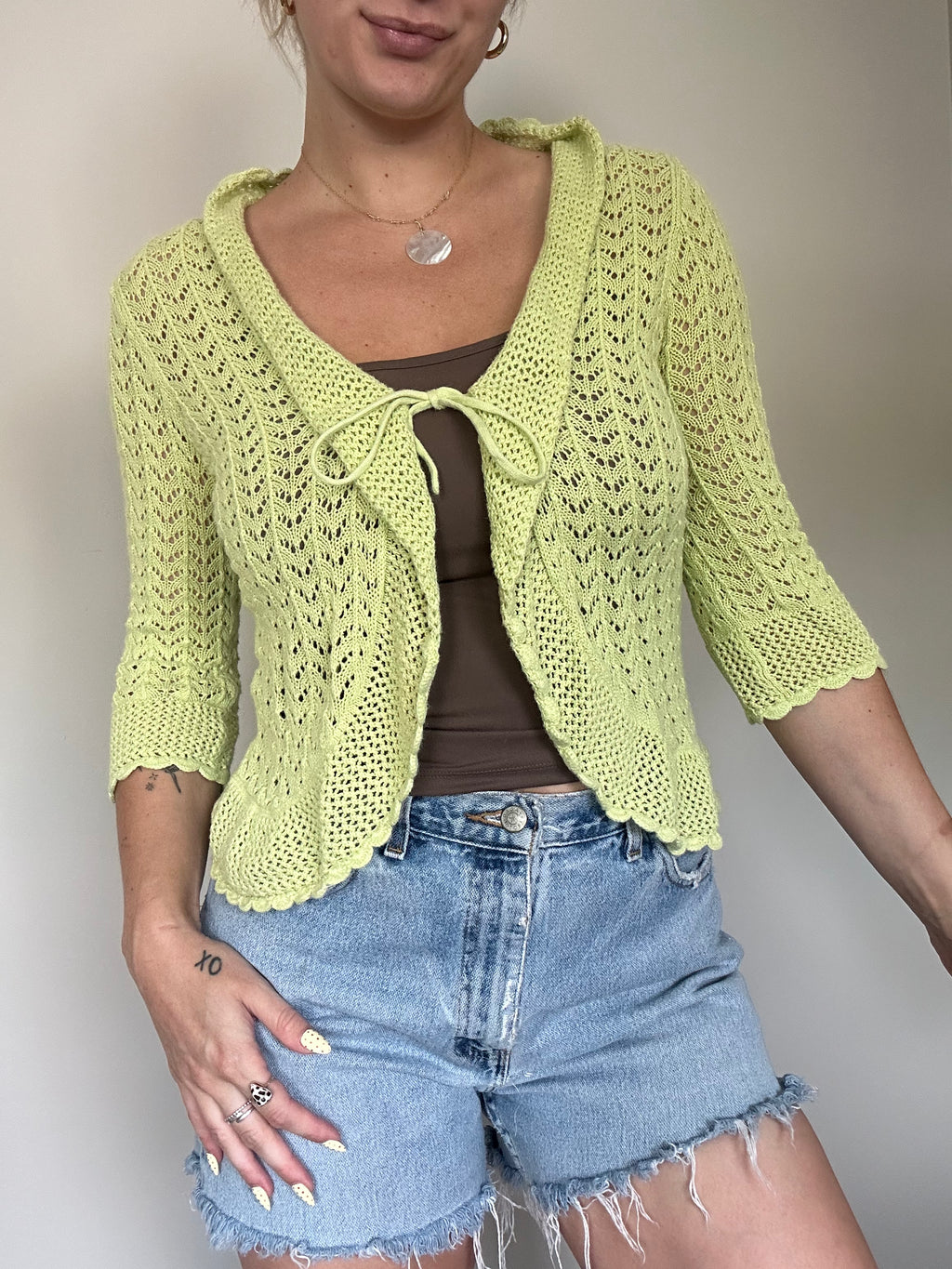 Hand Crochet Christopher & Banks Cardigan