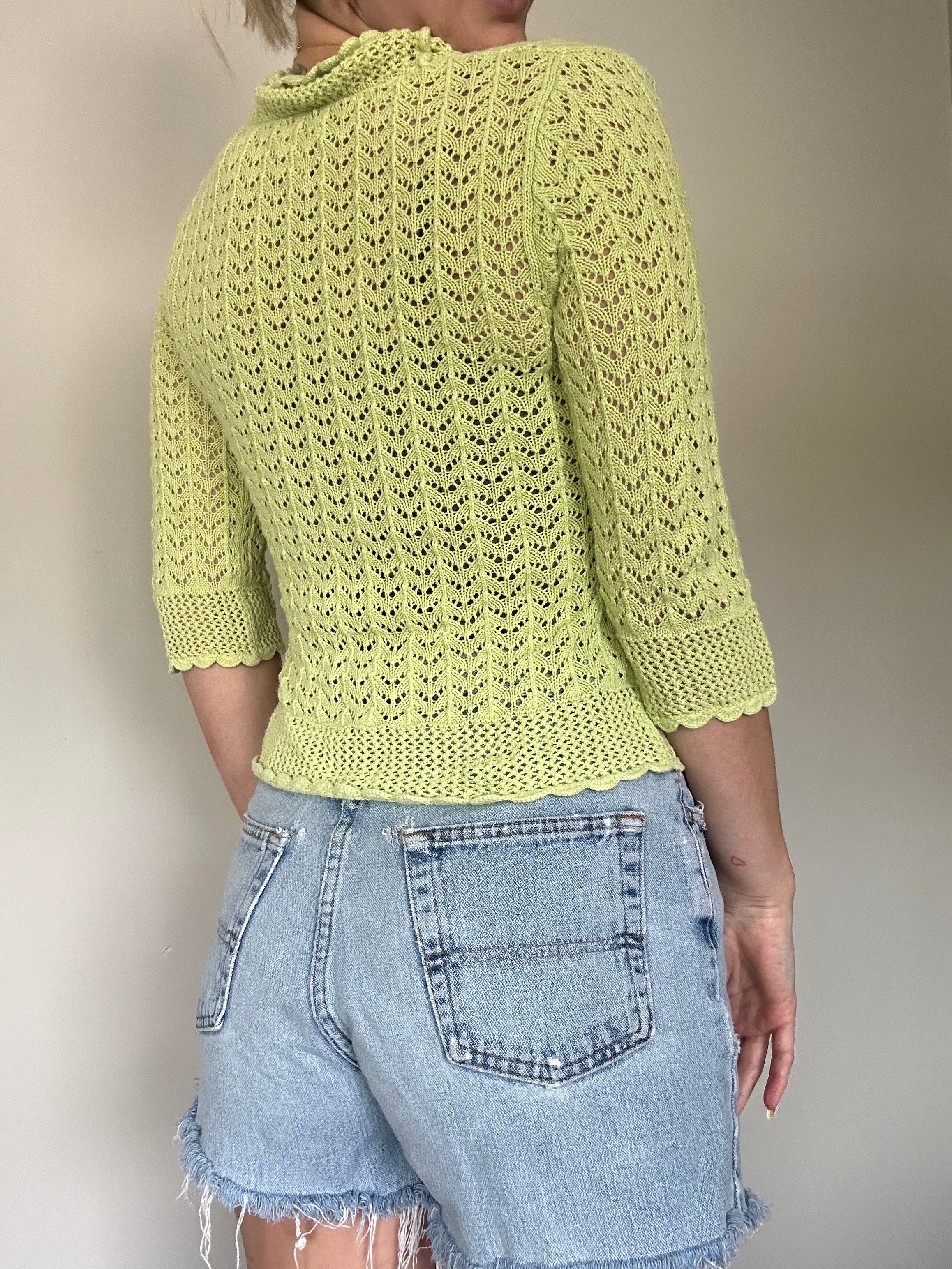 Hand Crochet Christopher & Banks Cardigan