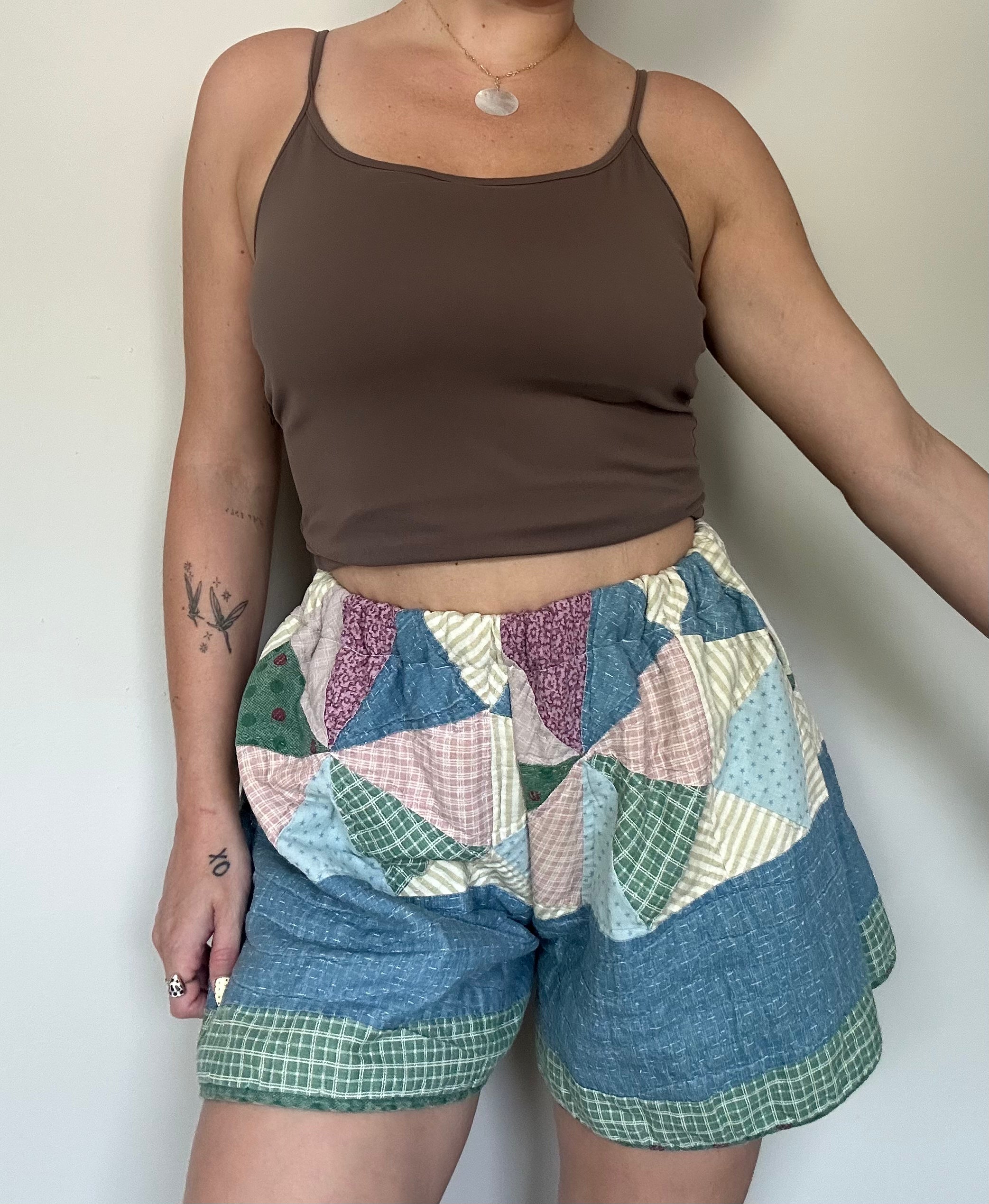 Handmade Quilted Shorts