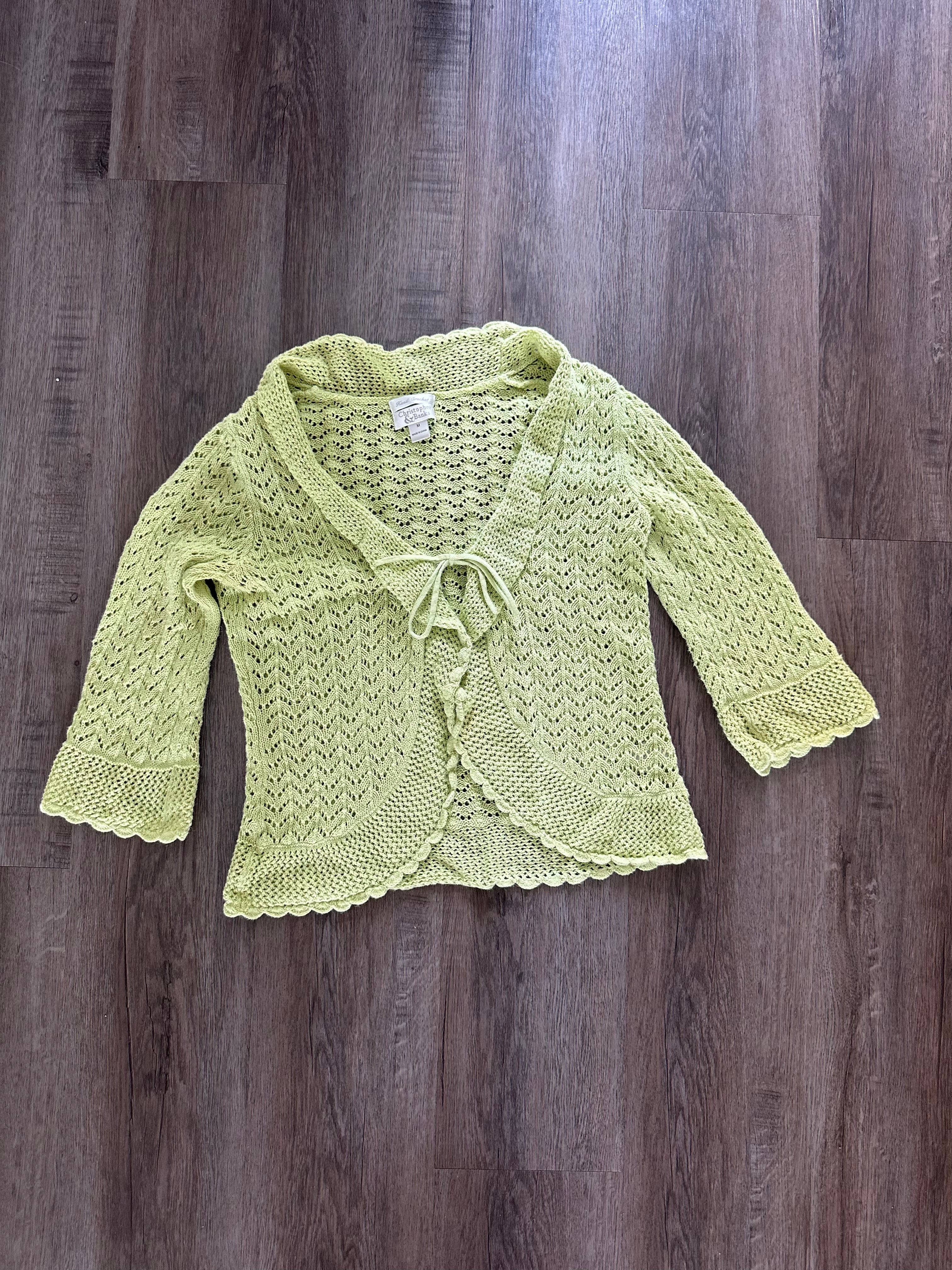 Hand Crochet Christopher & Banks Cardigan