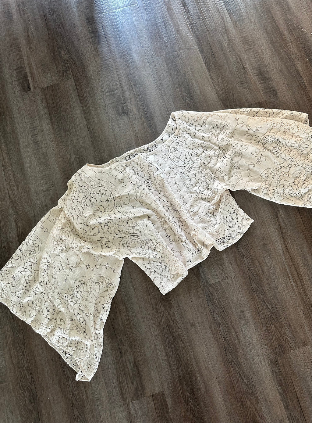 Handmade Flowy Lace Top