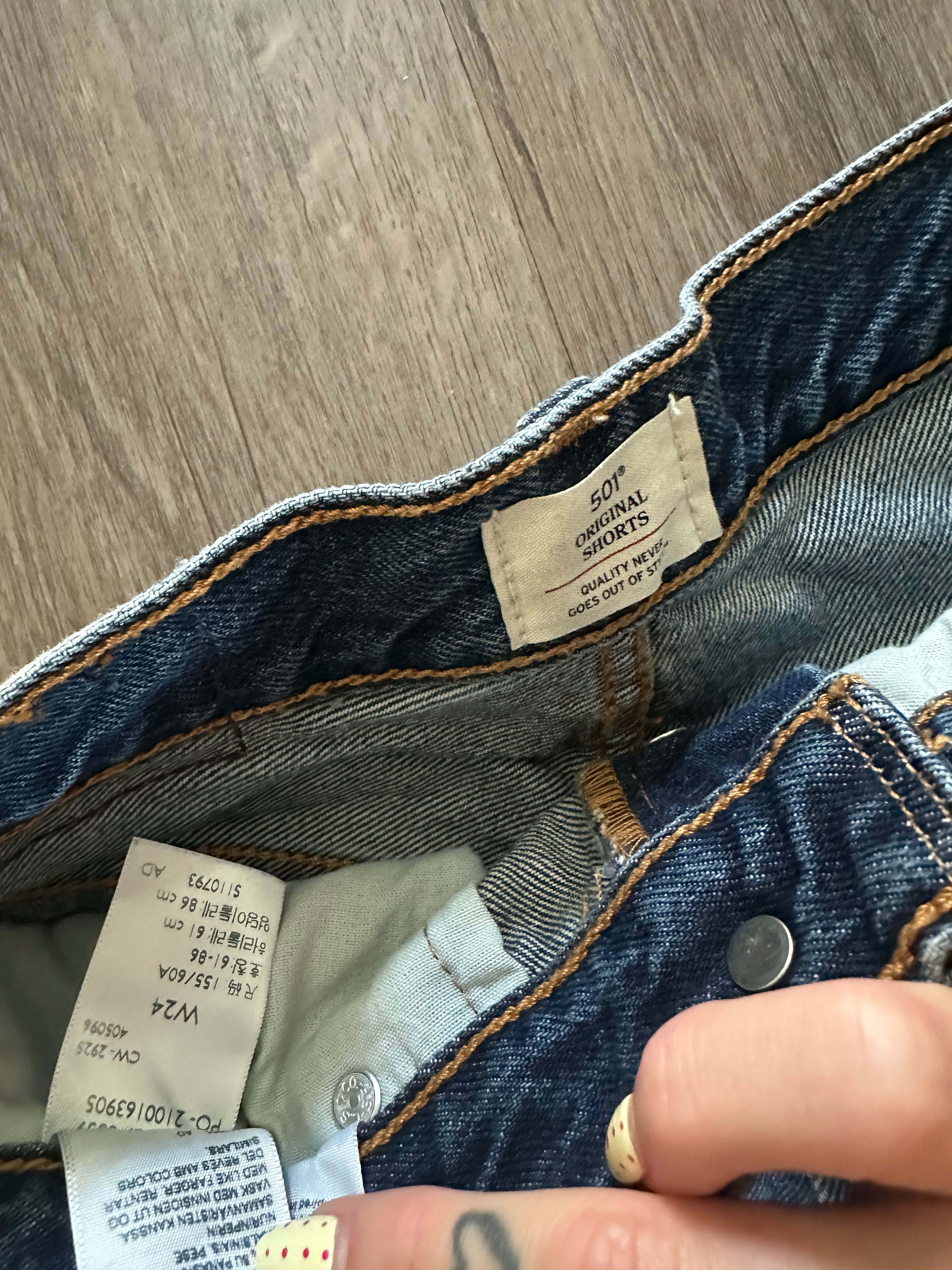 Levis 501 Denim Shorts