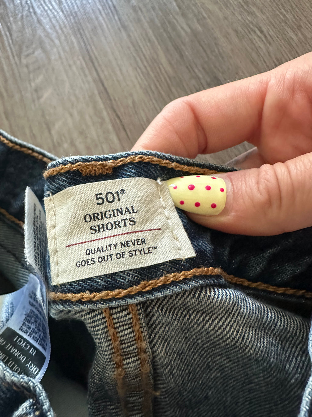Levis 501 Denim Shorts