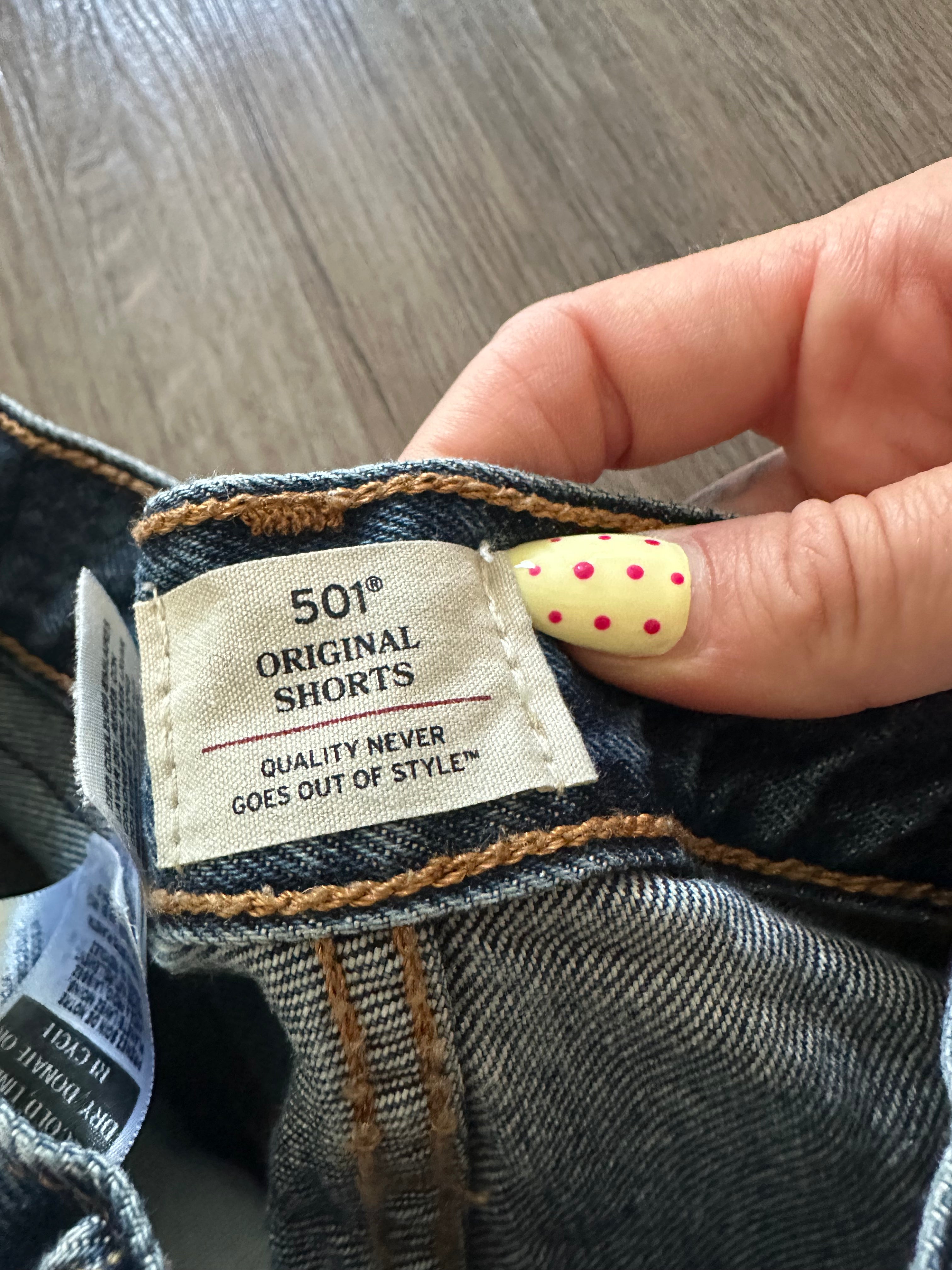 Levis 501 Denim Shorts