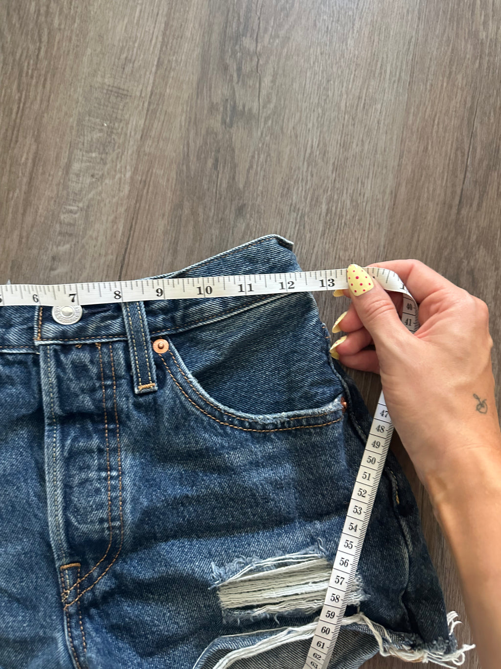 Levis 501 Denim Shorts