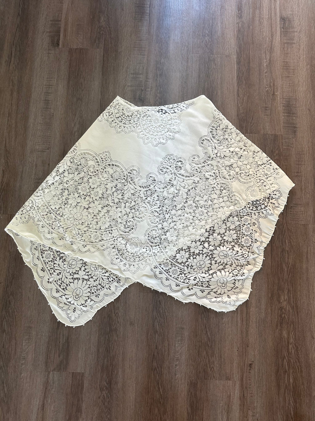 Handmade Lace Poncho