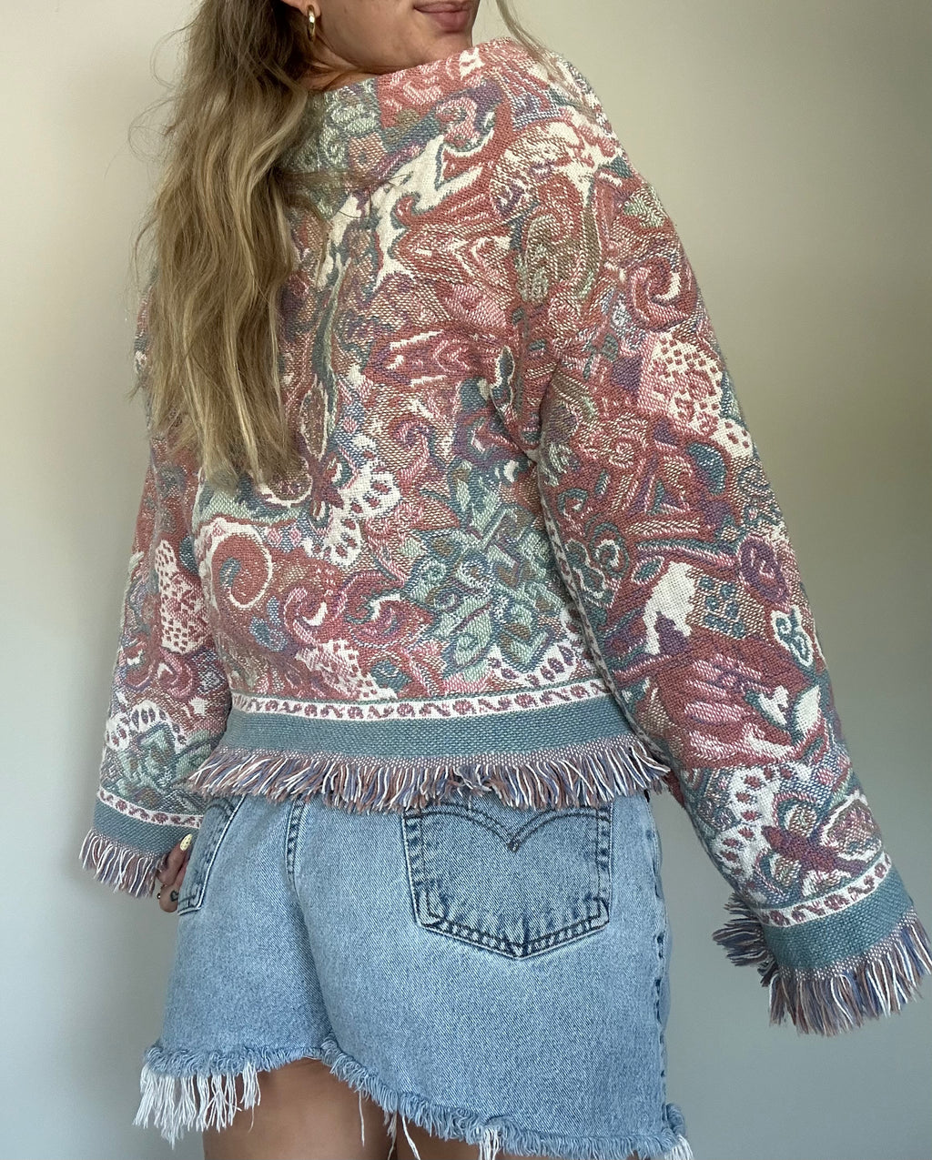 Handmade Tapestry Crewneck