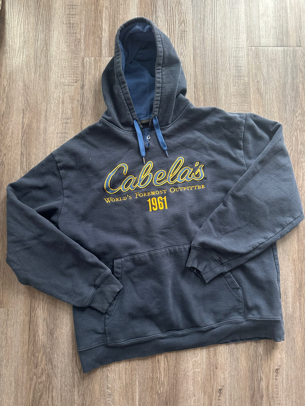 Cabelas Navy Blue Hoodie