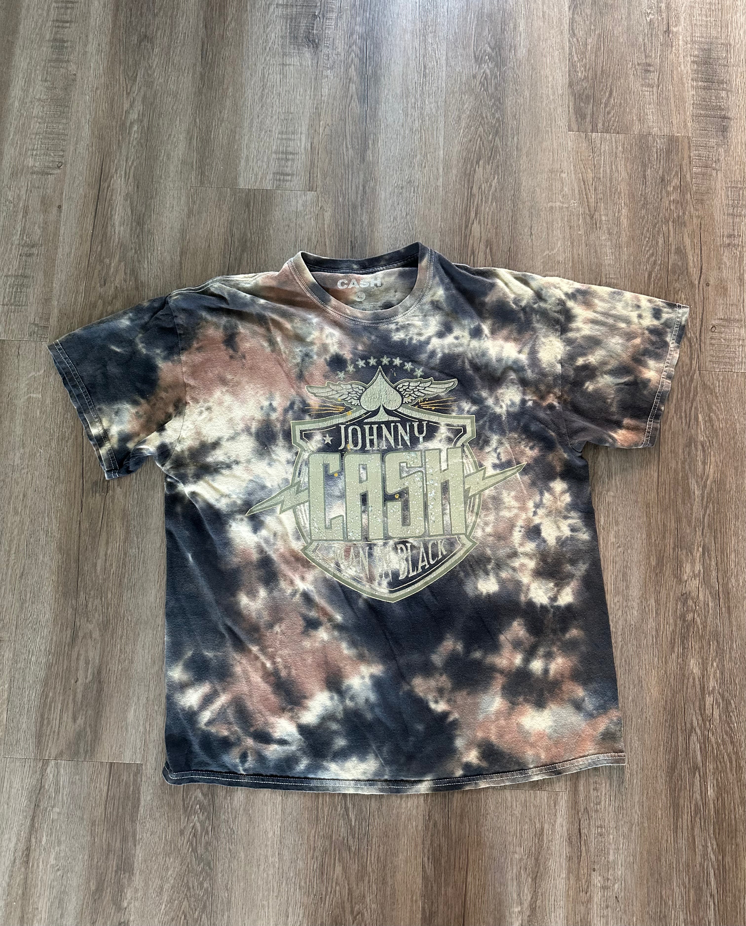 Johnny Cash Tie Dye Graphic Tee