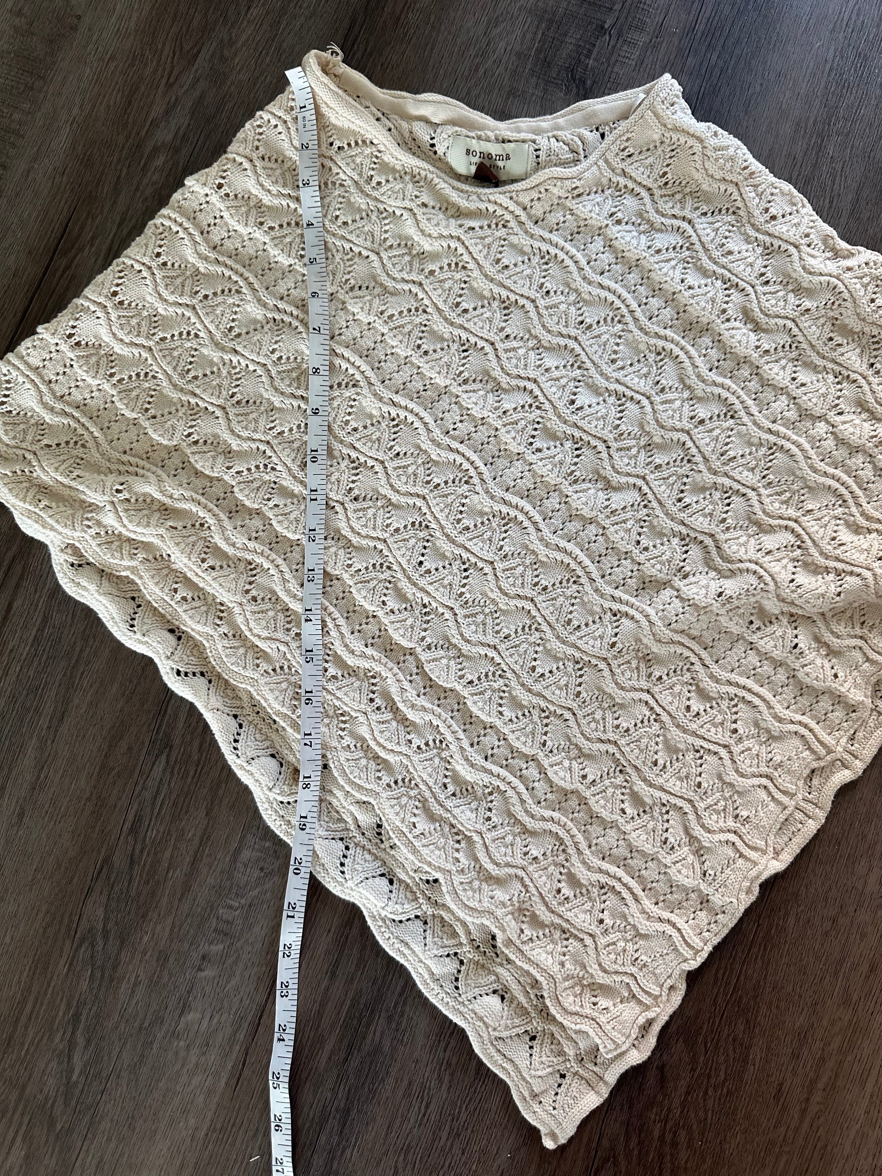 Sonoma Knit Poncho