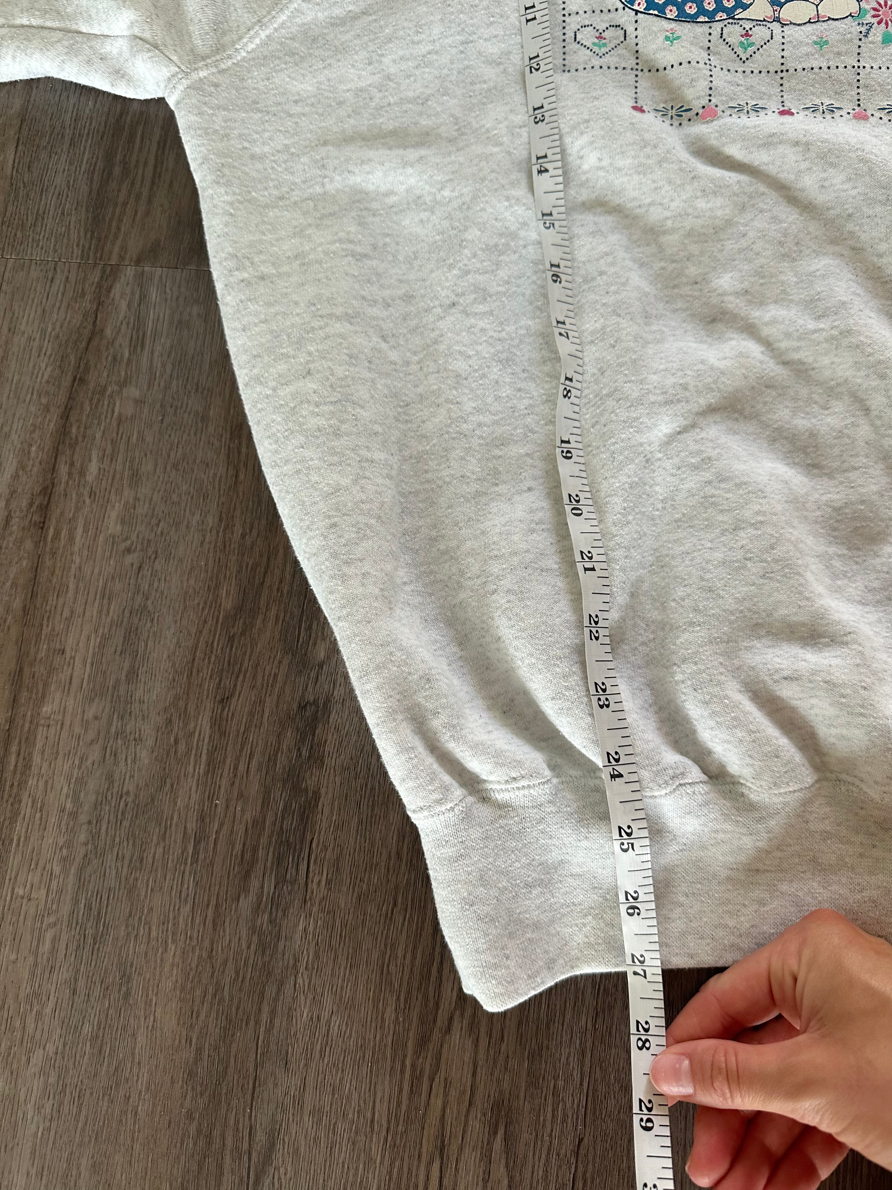 Vintage Collared Cat Crewneck Sweater