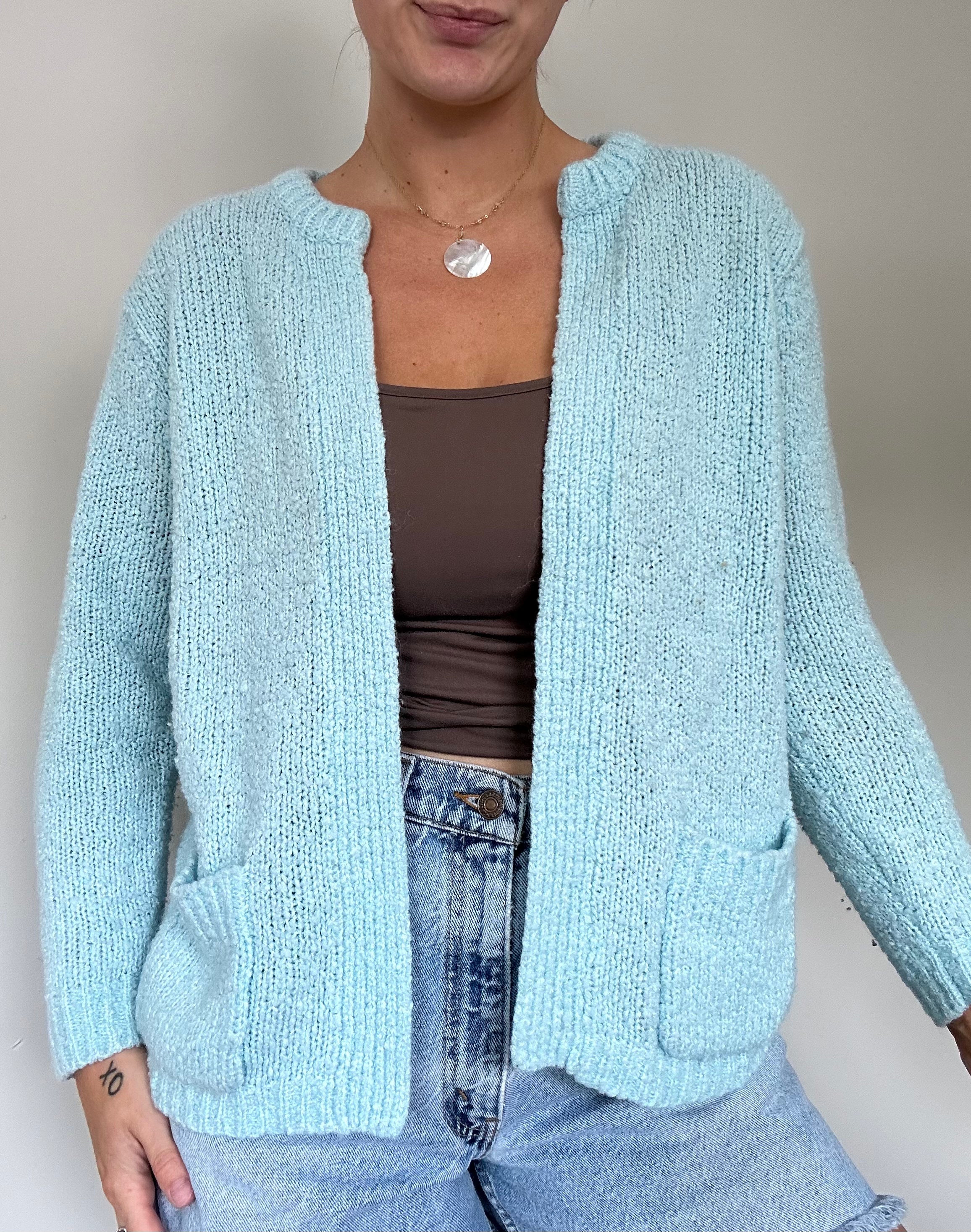 Vintage Miceli Blue Cardigan
