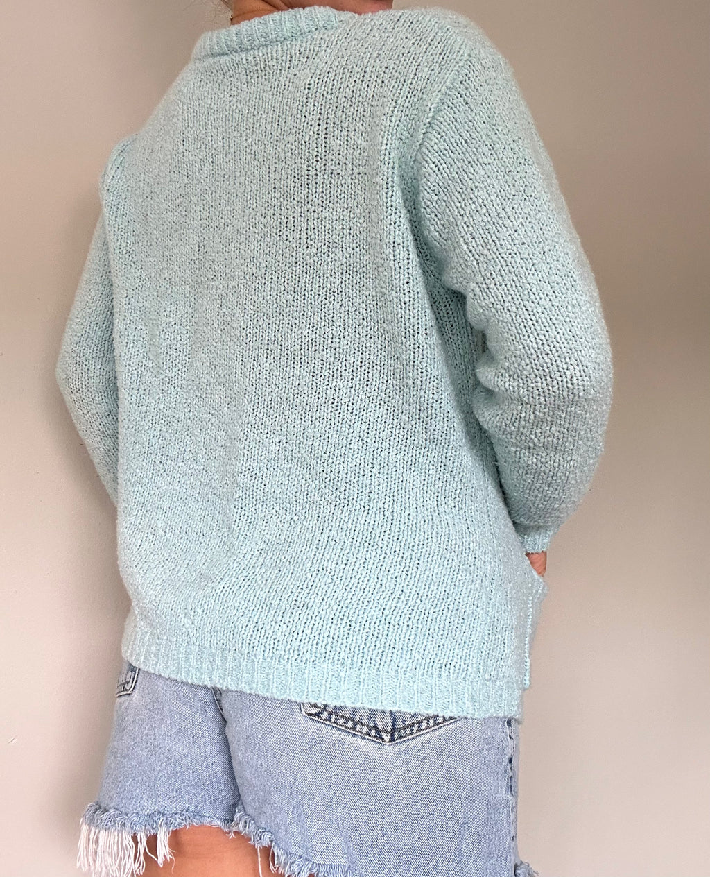 Vintage Miceli Blue Cardigan