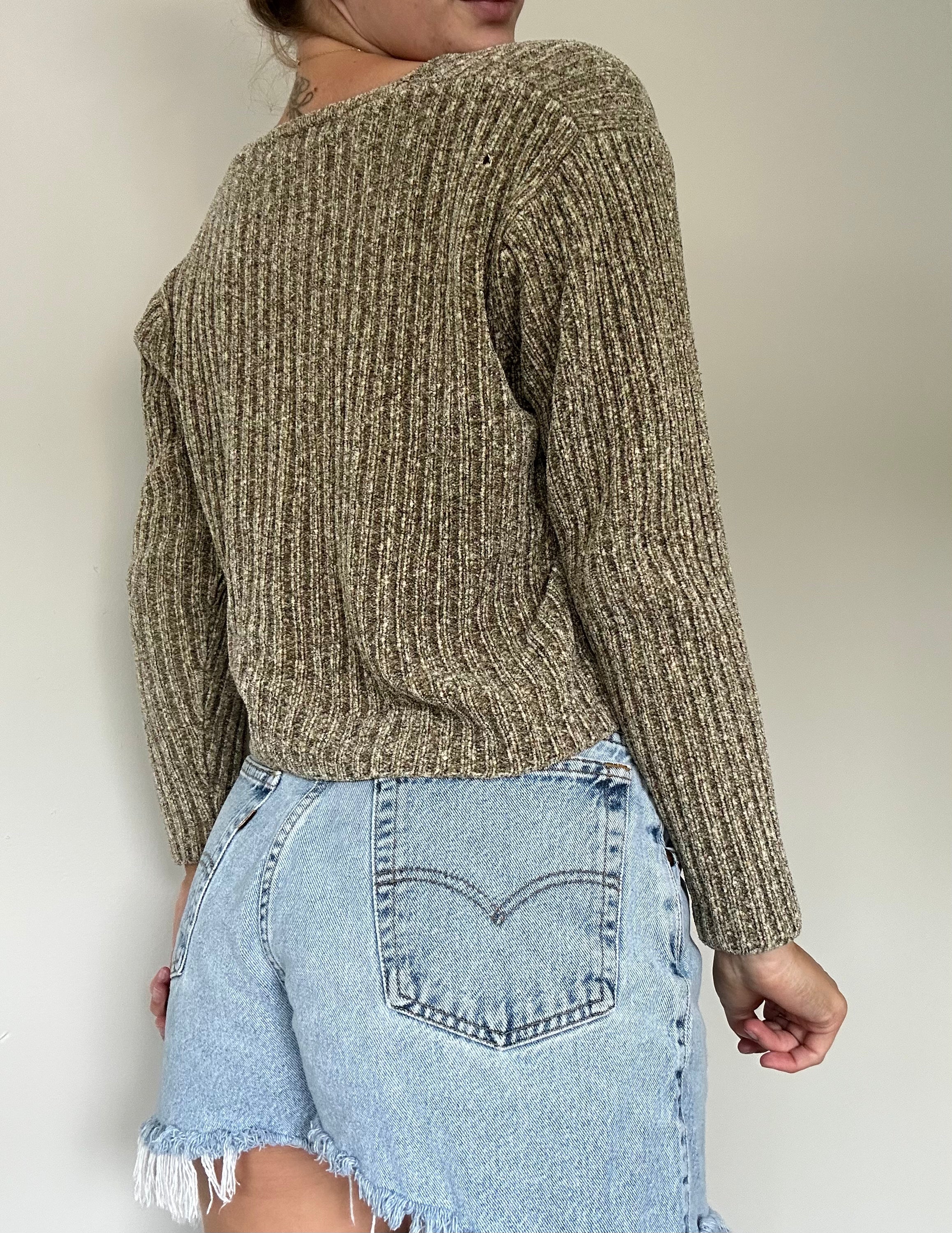 Vintage Zip Up Sweater