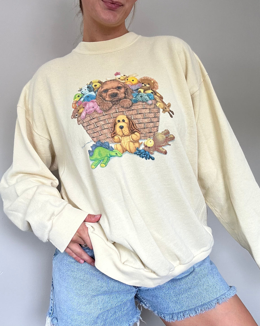 Vintage Yellow Dog Crewneck