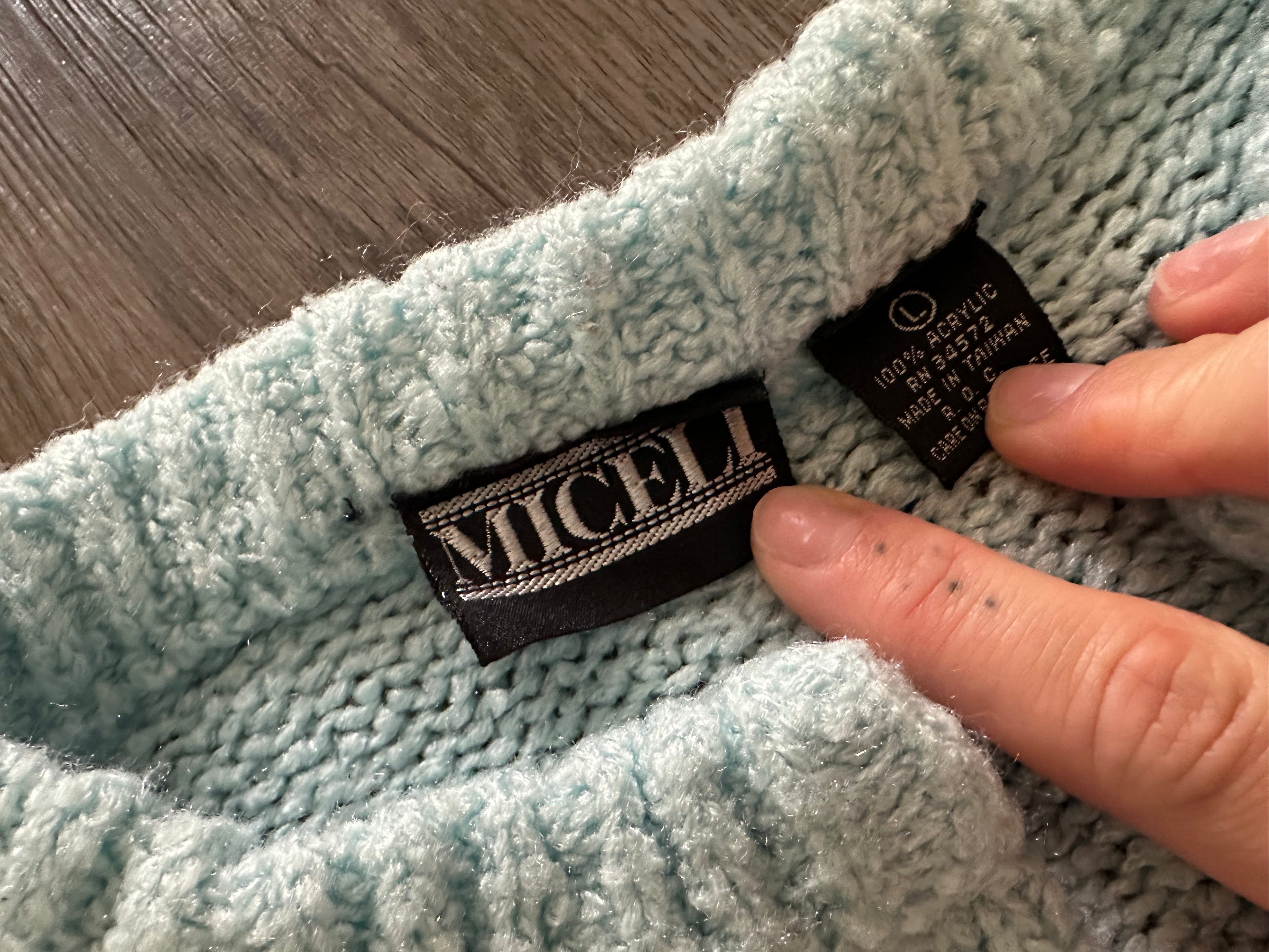 Vintage Miceli Blue Cardigan