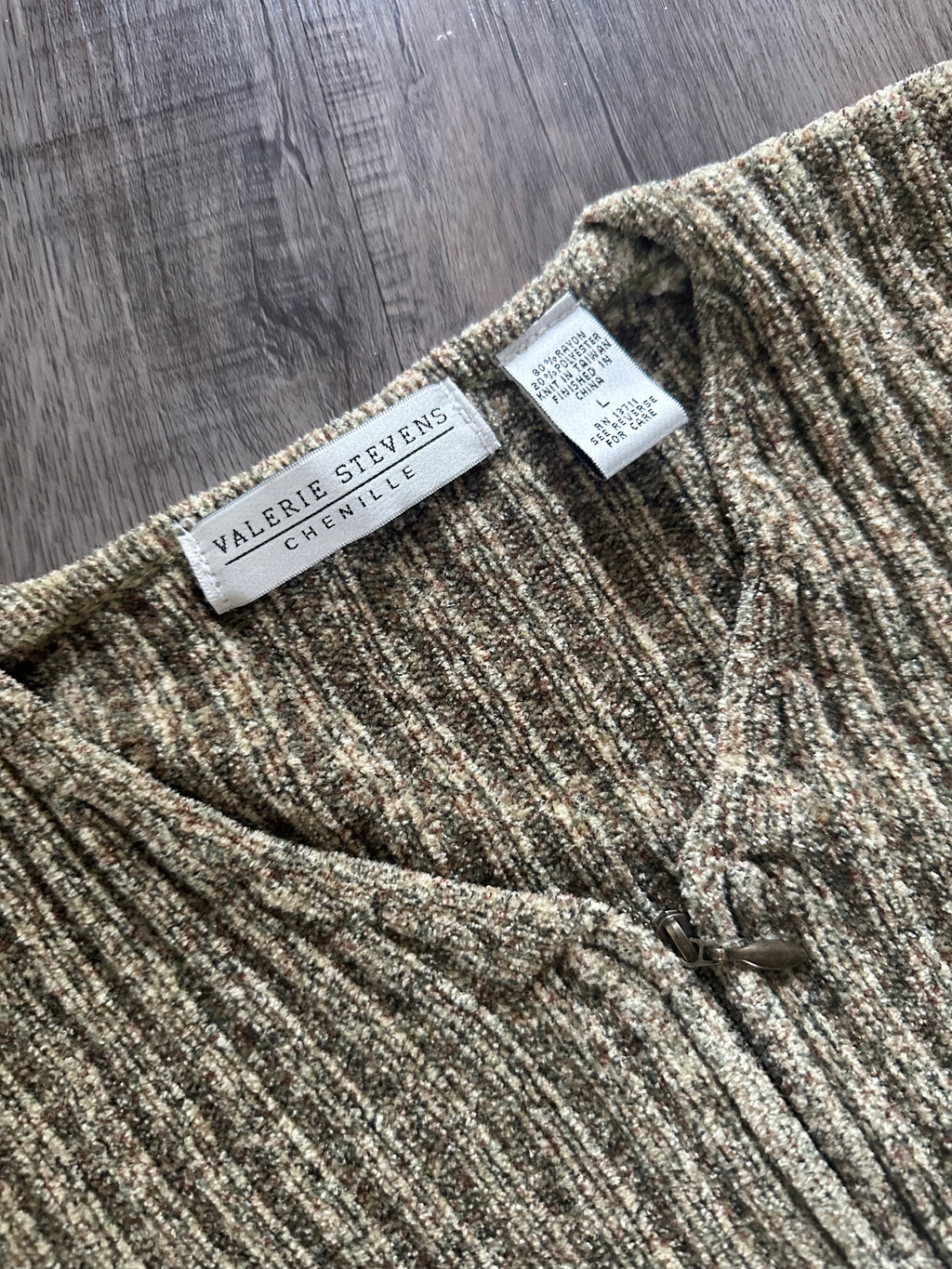 Vintage Zip Up Sweater