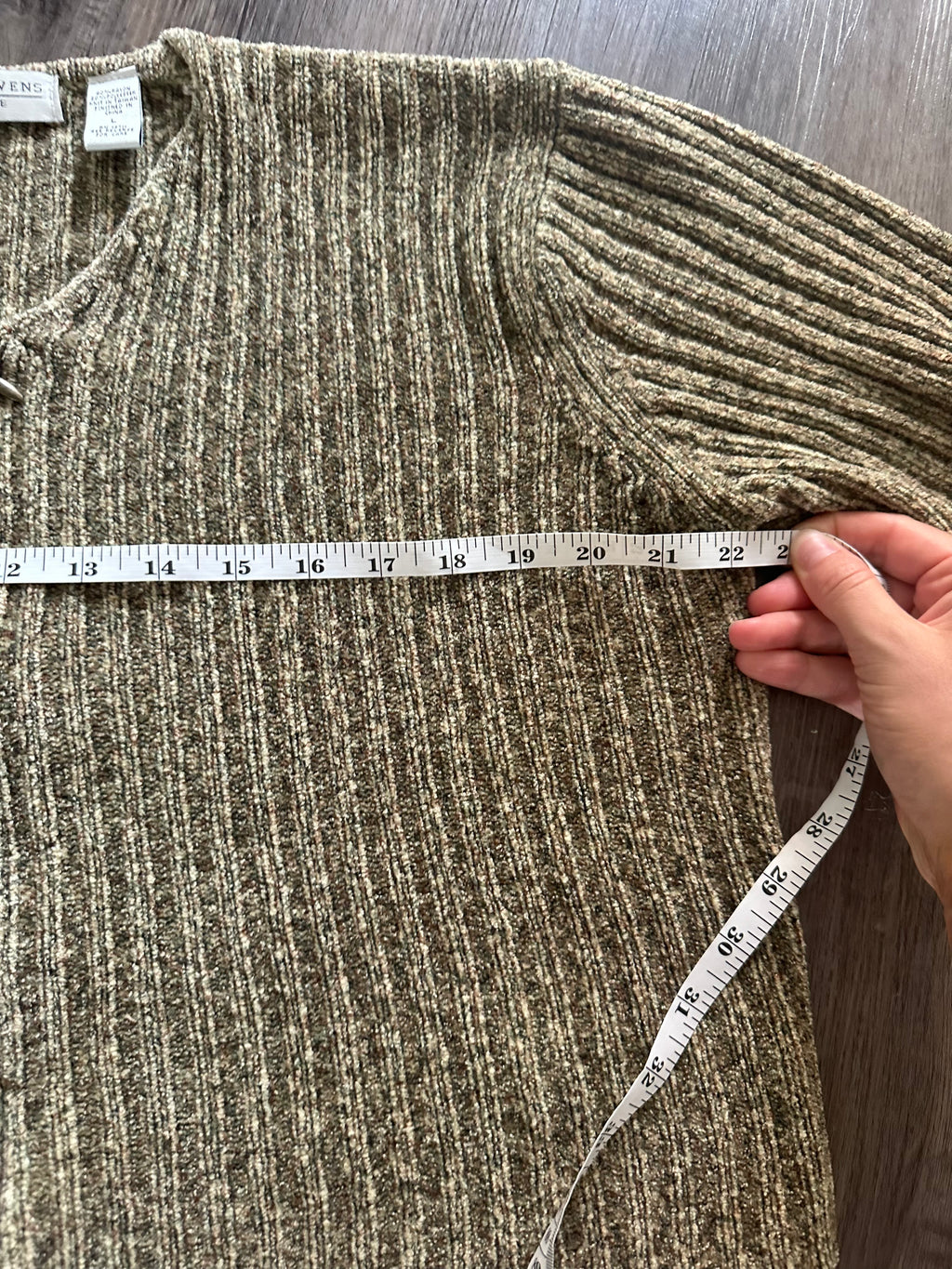 Vintage Zip Up Sweater