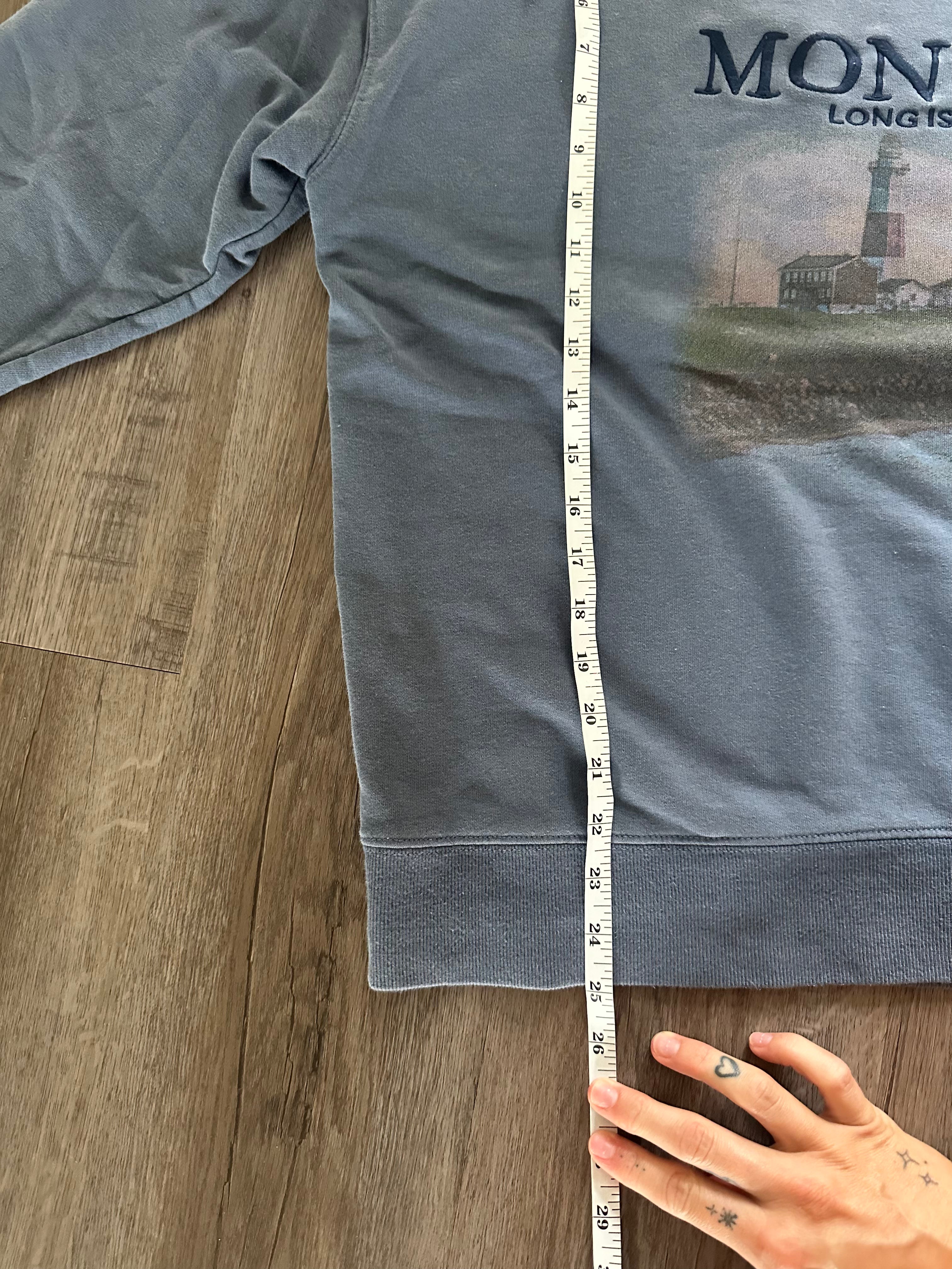 Montauk NY Off the Shoulder Sweatshirt