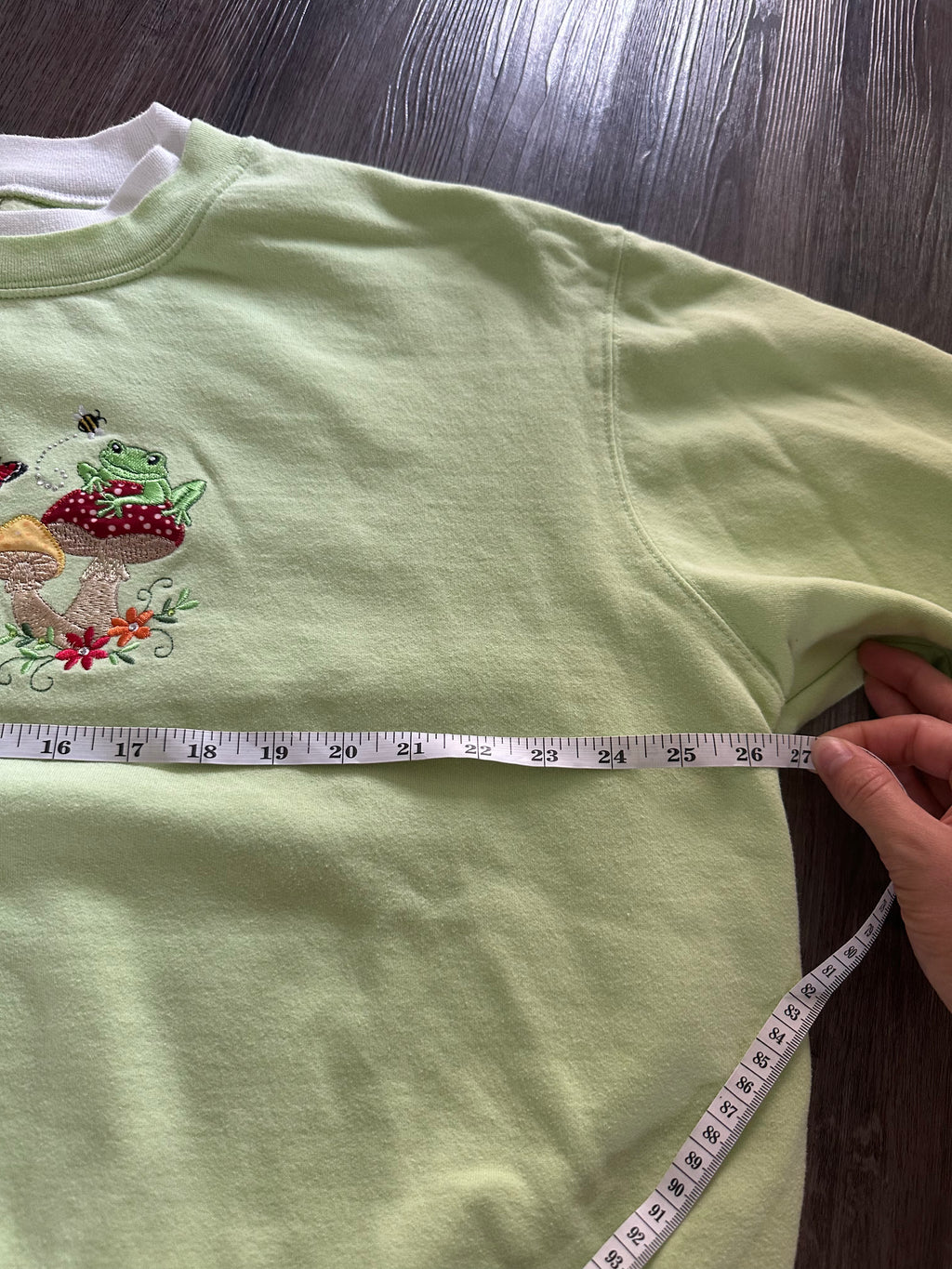 Green Butterfly Crewneck Sweatshirt