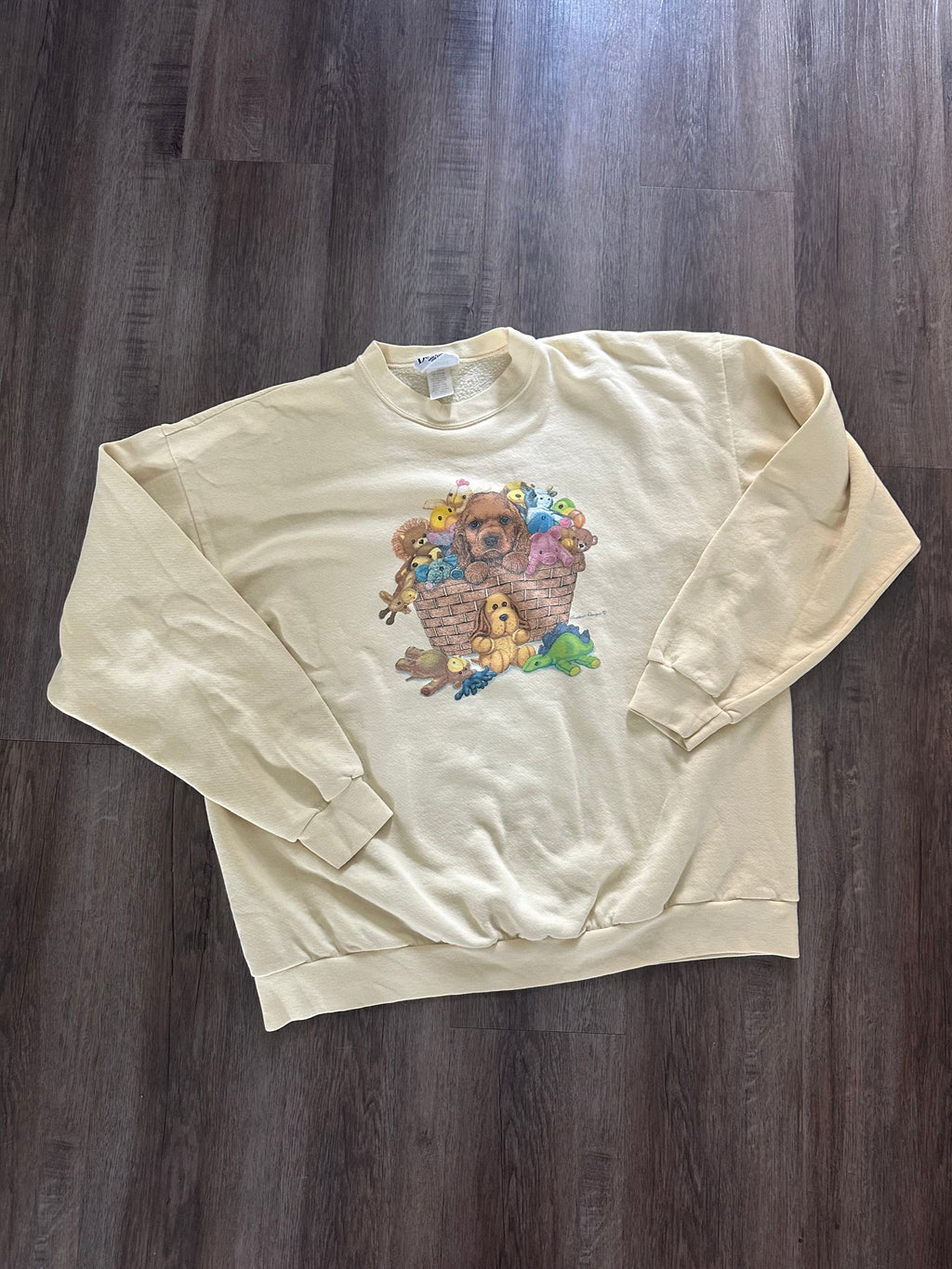 Vintage Yellow Dog Crewneck