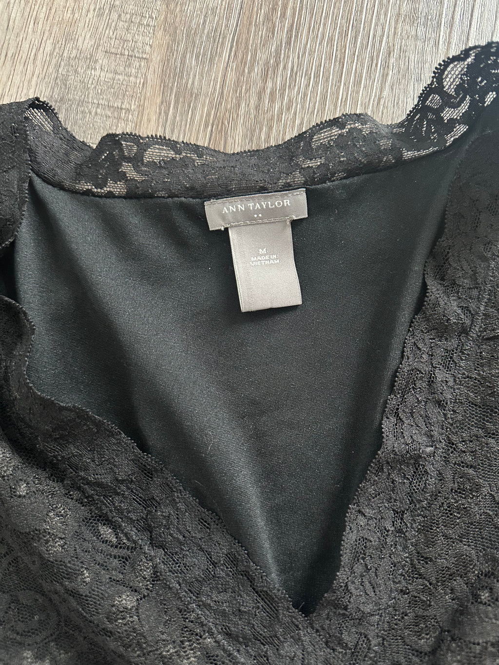 Black Lace Blouse