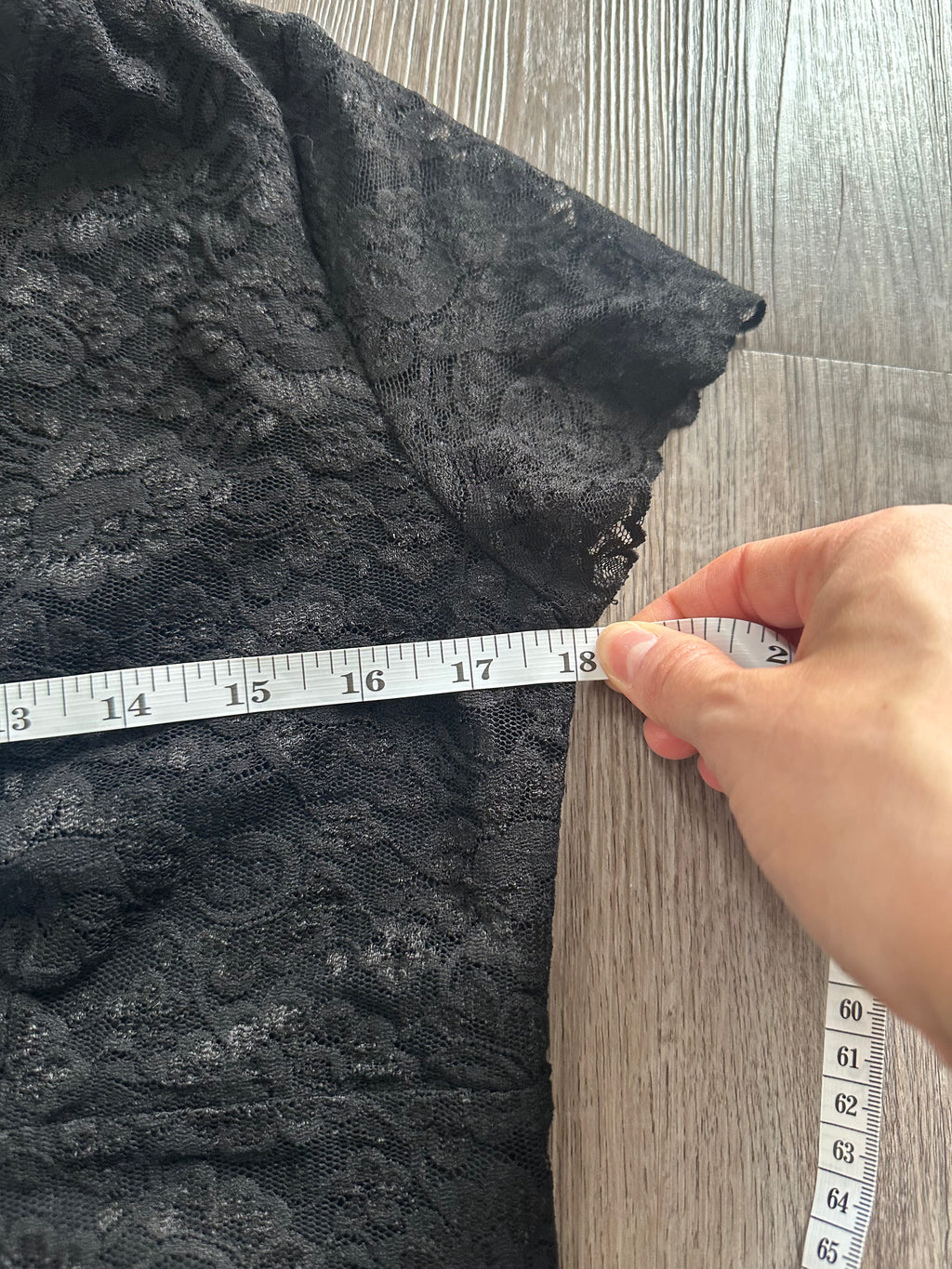 Black Lace Blouse