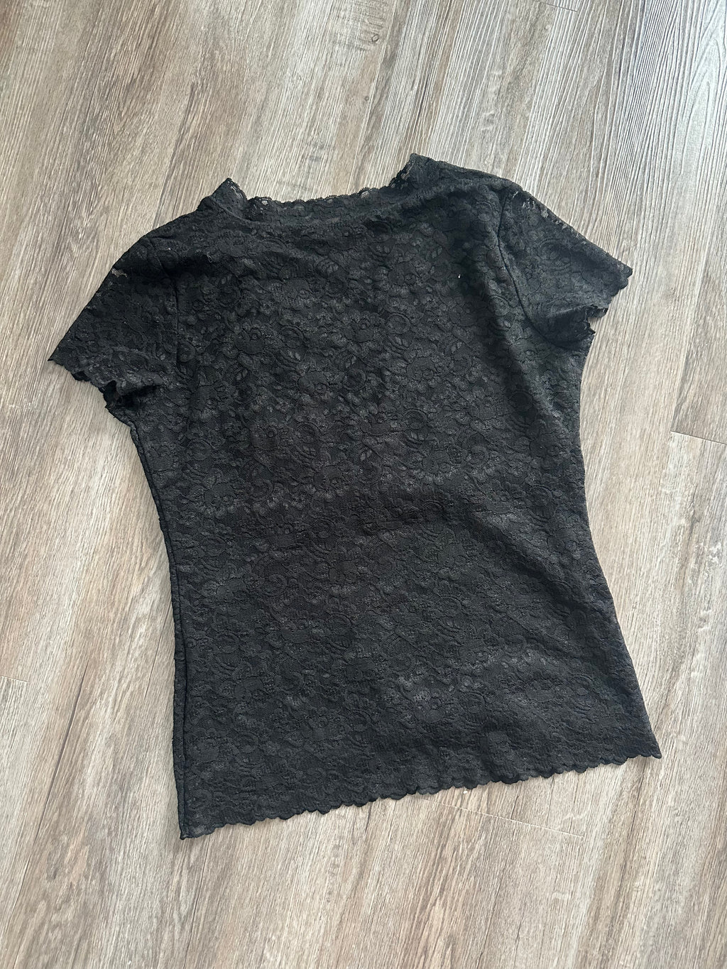 Black Lace Blouse