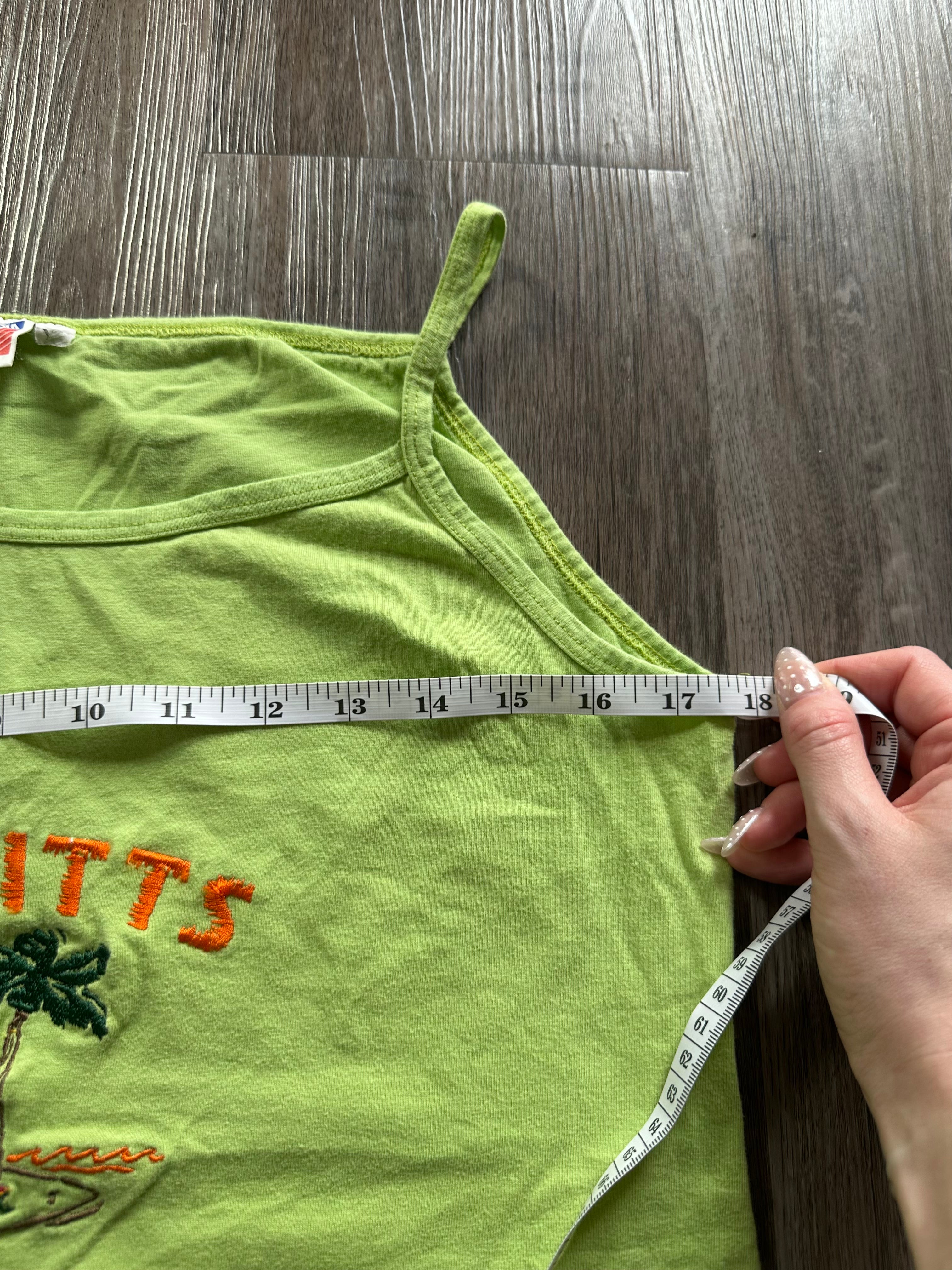 St. Kitts Vintage Embroidered Tank Top