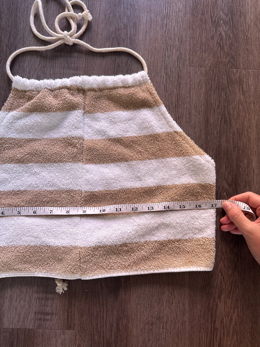 The Striped Towel Halter Top