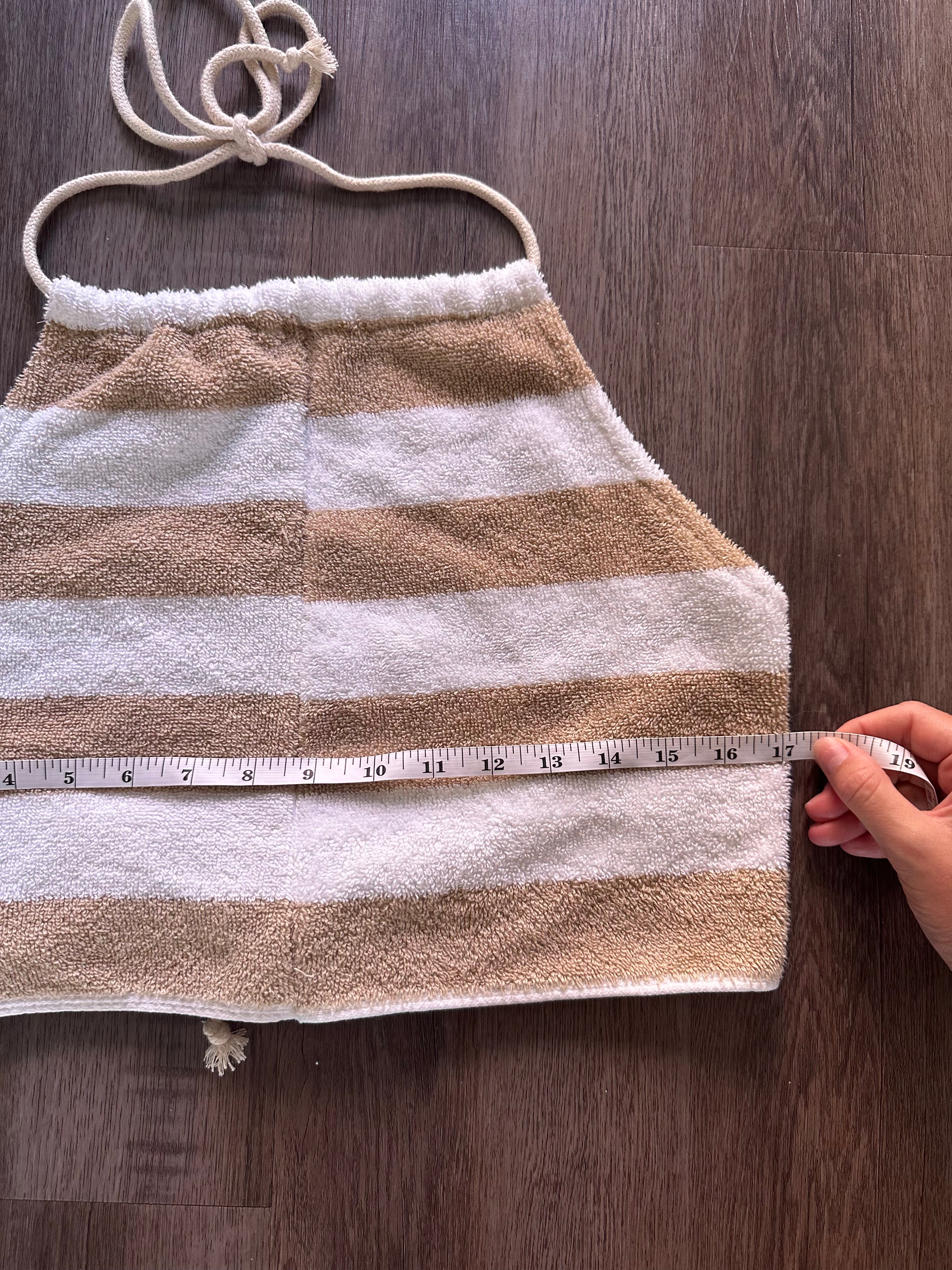 The Striped Towel Halter Top