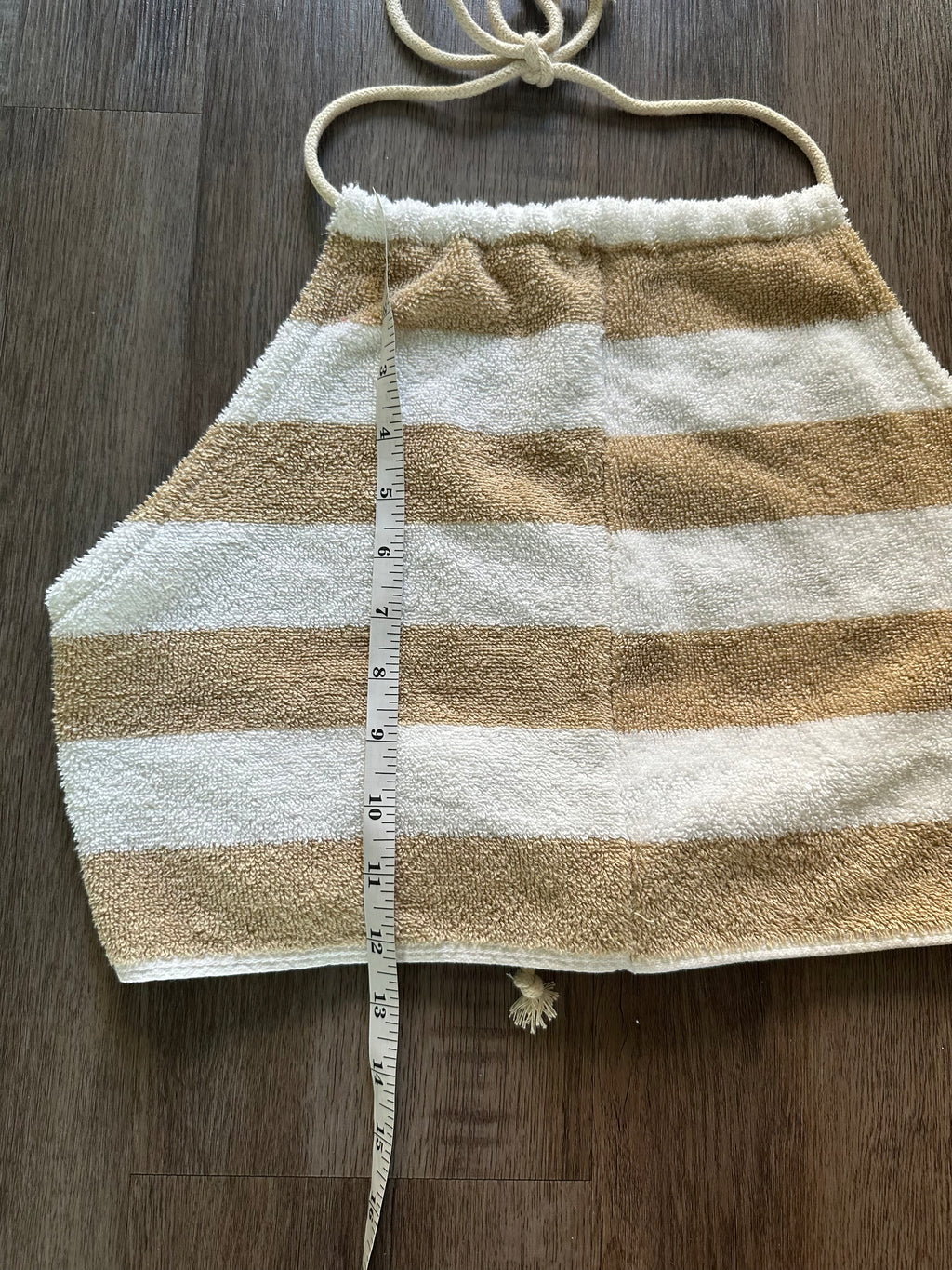 The Striped Towel Halter Top